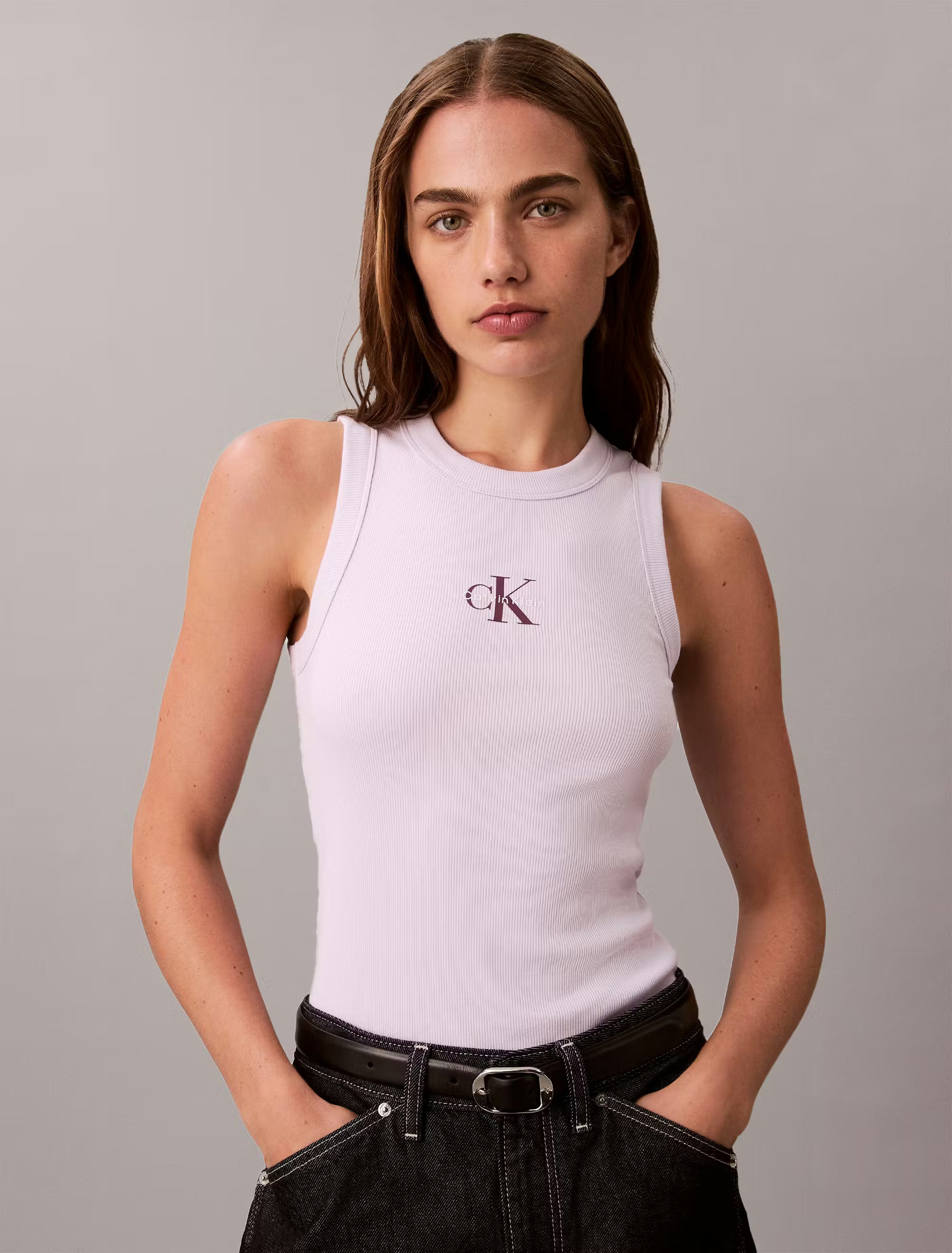 MONOGRAM RIB גופיה CK