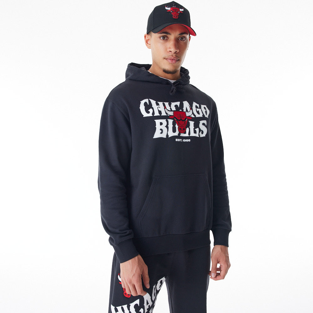  | CHICAGO BULLS NBA GRAPHIC PULLOVER קפוצ'ון  | FOOT LOCKER