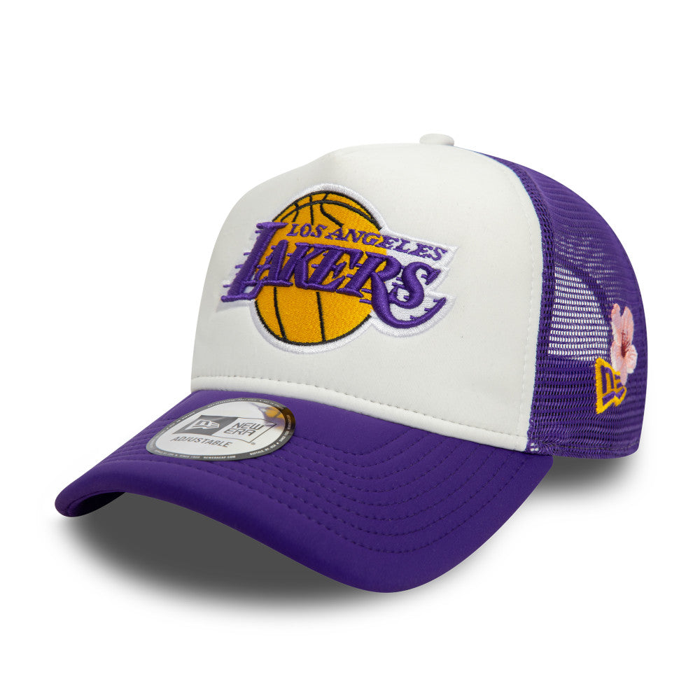 כובע רשת TRUCKER עם לוגו LOS ANGELES LAKERS