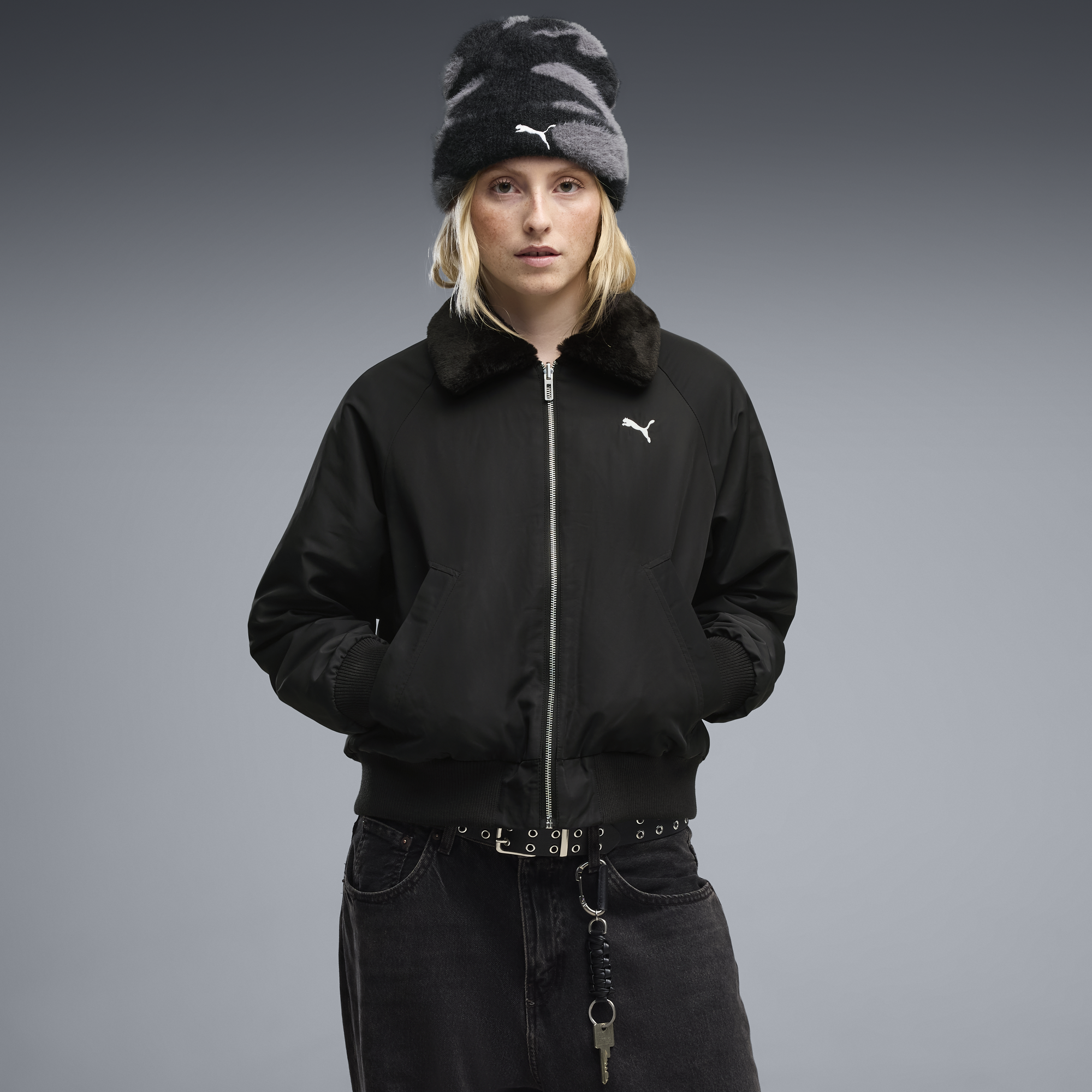 REVERSIBLE BLOUSON ג'קט
