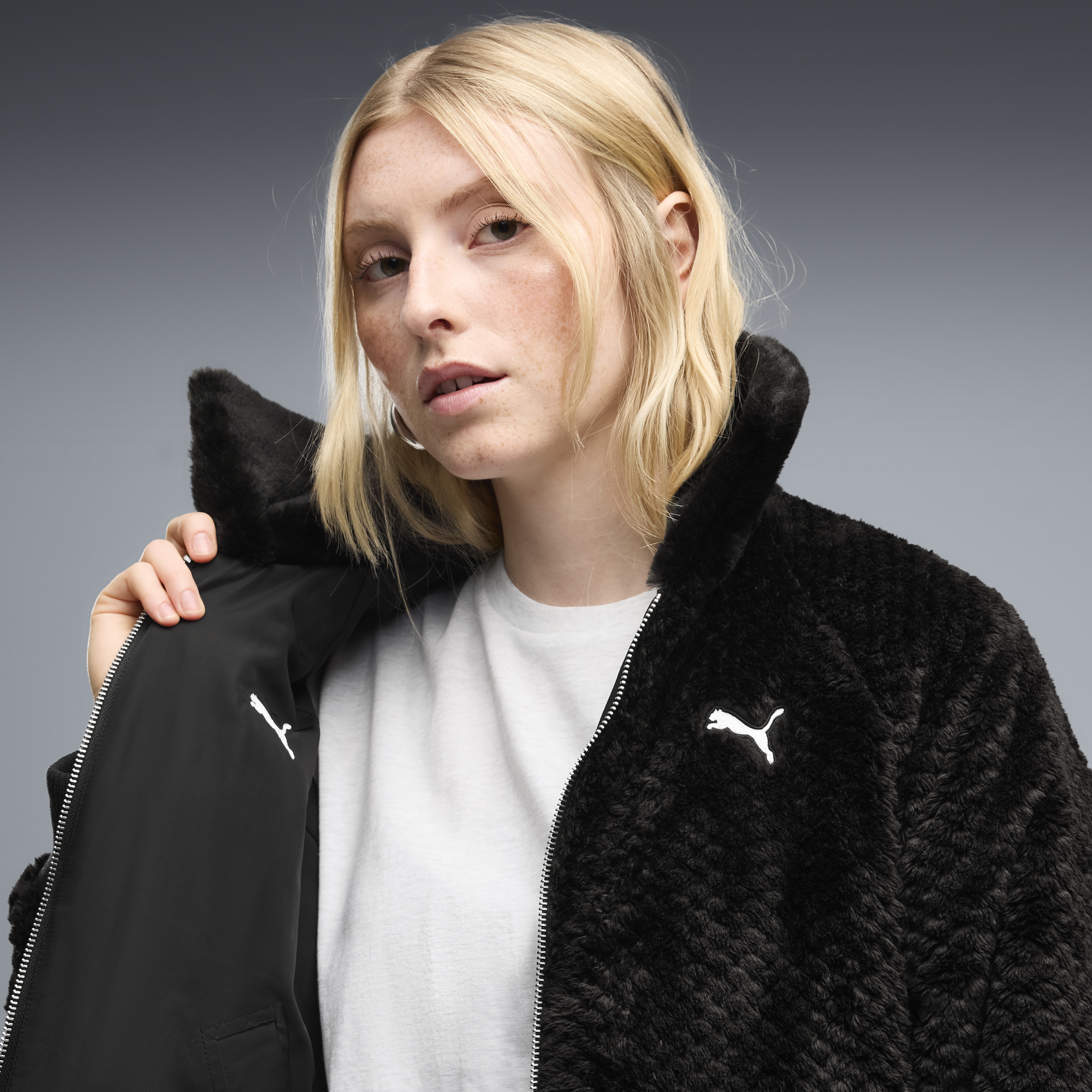REVERSIBLE BLOUSON ג'קט