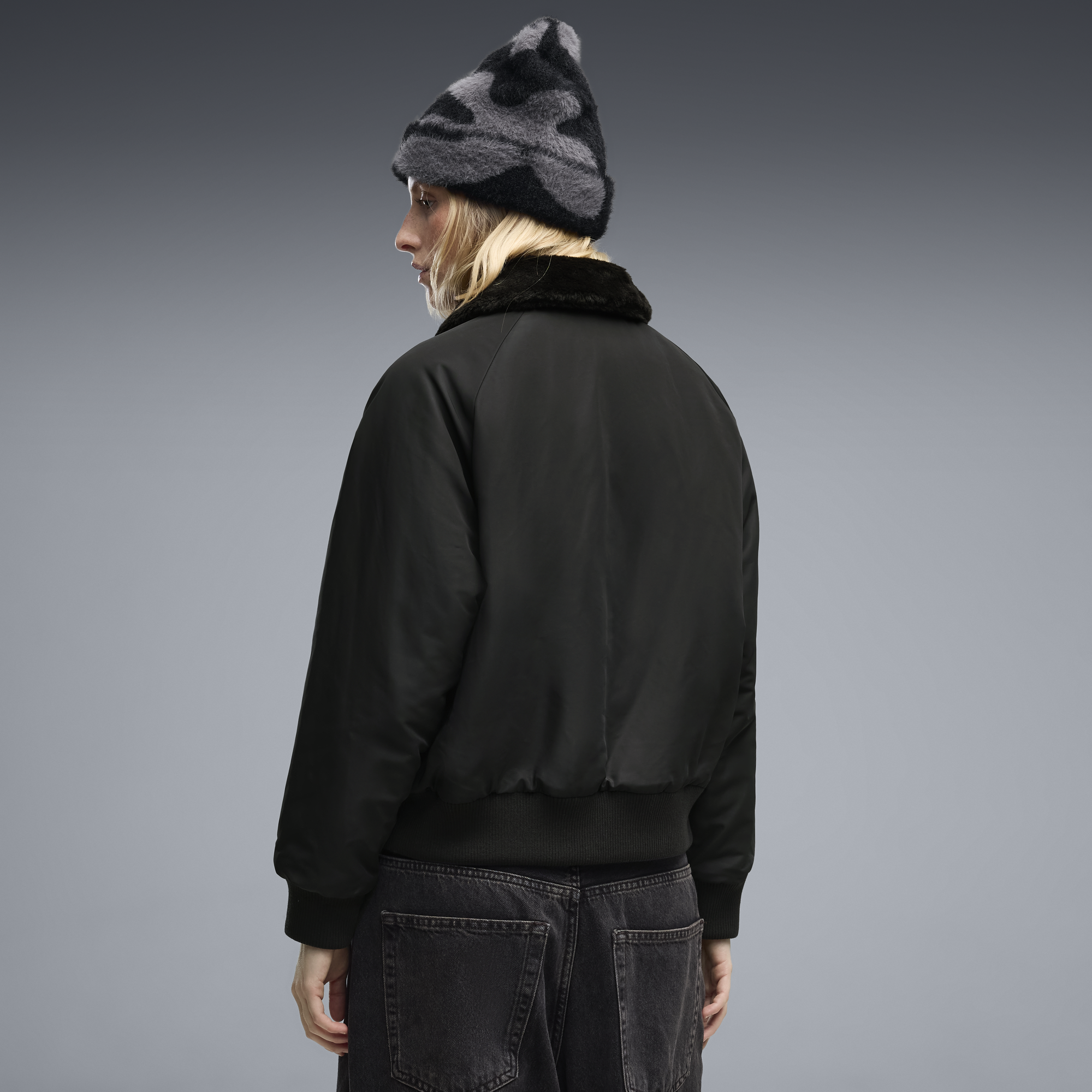 REVERSIBLE BLOUSON ג'קט