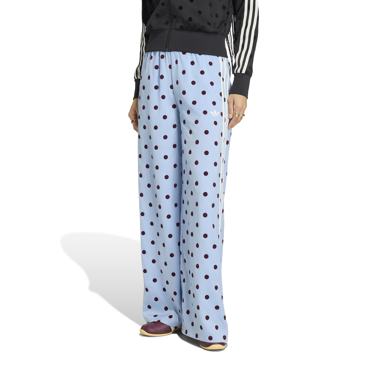 SATIN POLKA DOTS  מכנסיים ארוכים