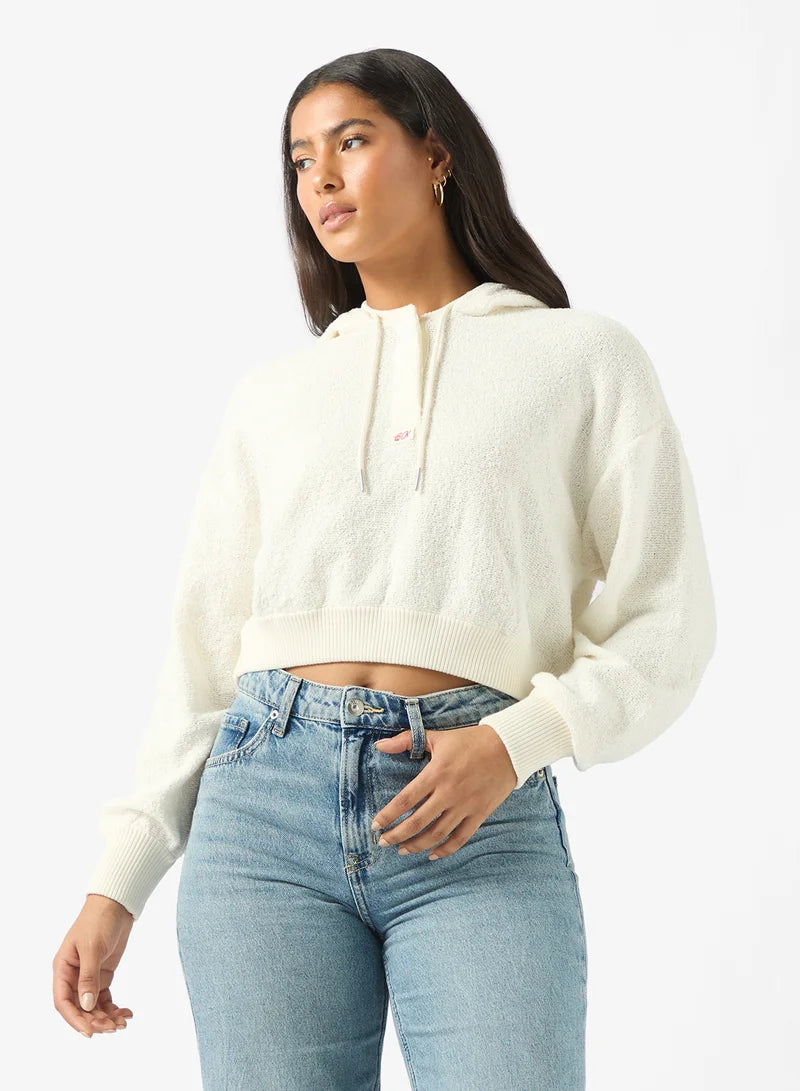 TEXTURED PULLOVER קפוצ'ון