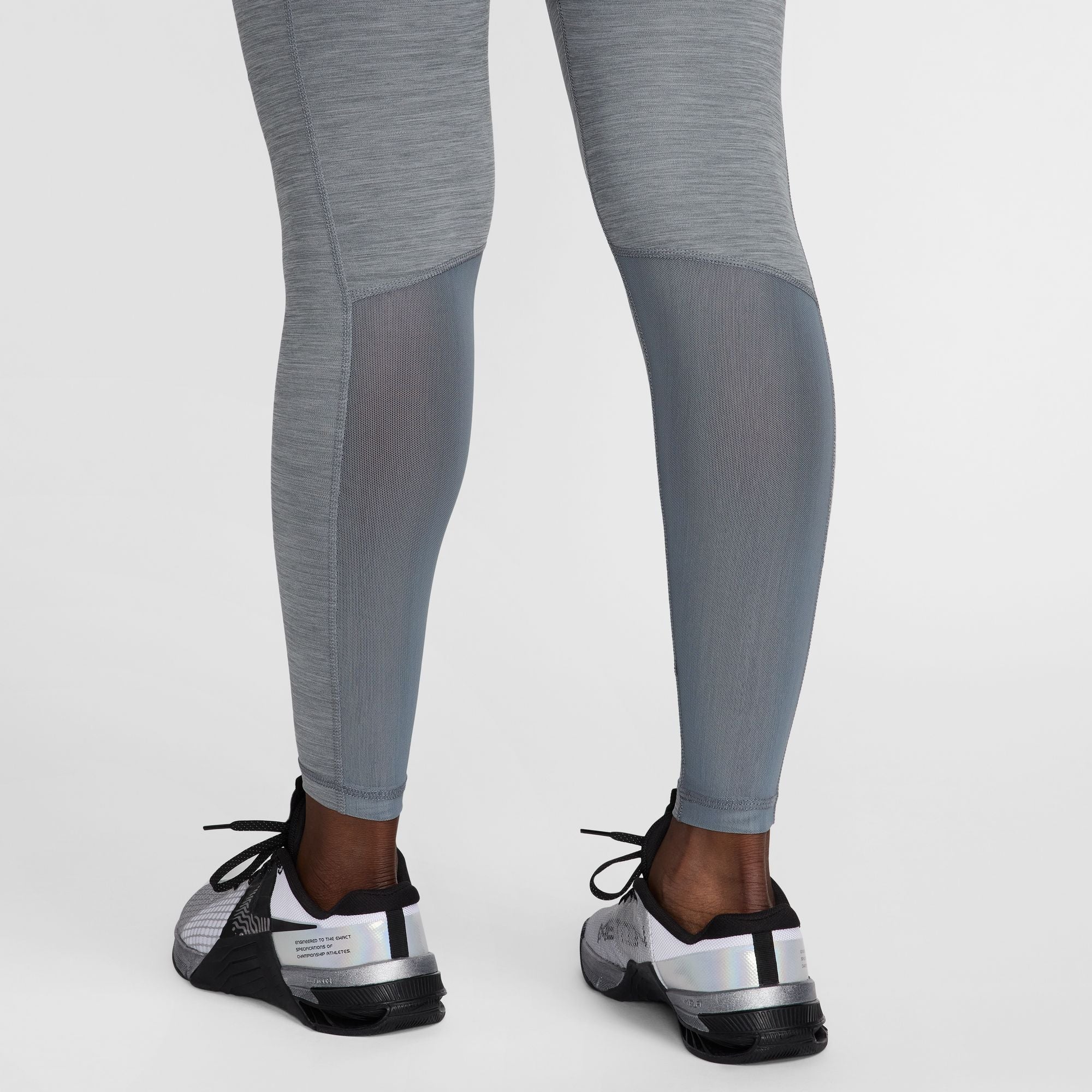 MID-RISE MESH-PANELED טייץ