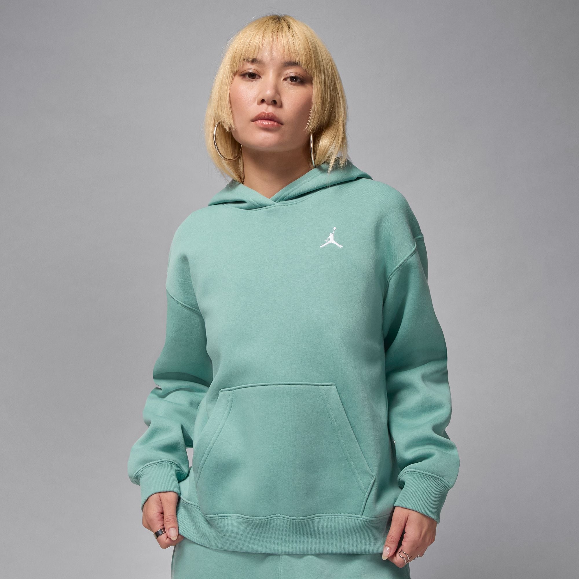 JORDAN BROOKLYN FLEECE קפוצ'ון