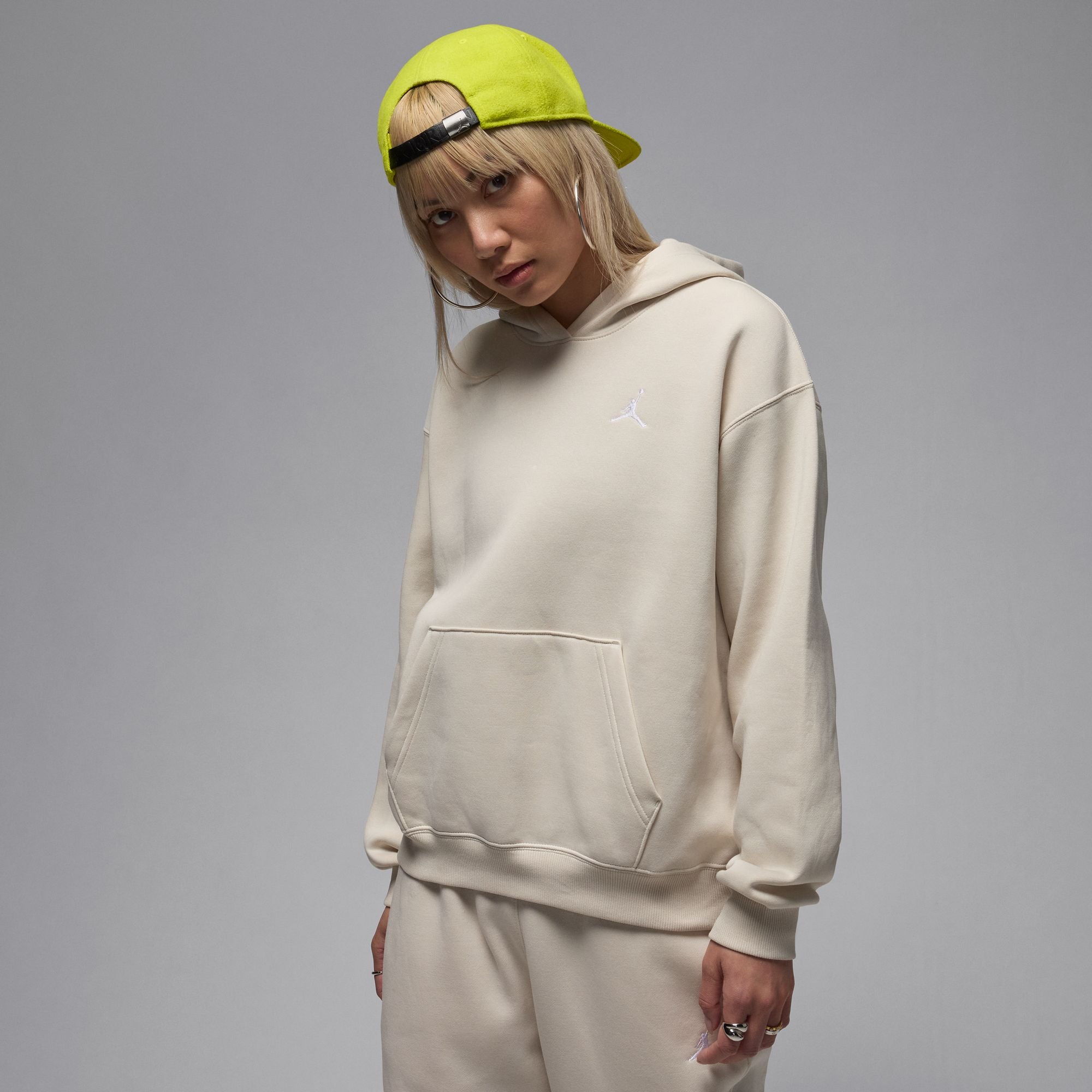 JORDAN BROOKLYN FLEECE קפוצ'ון