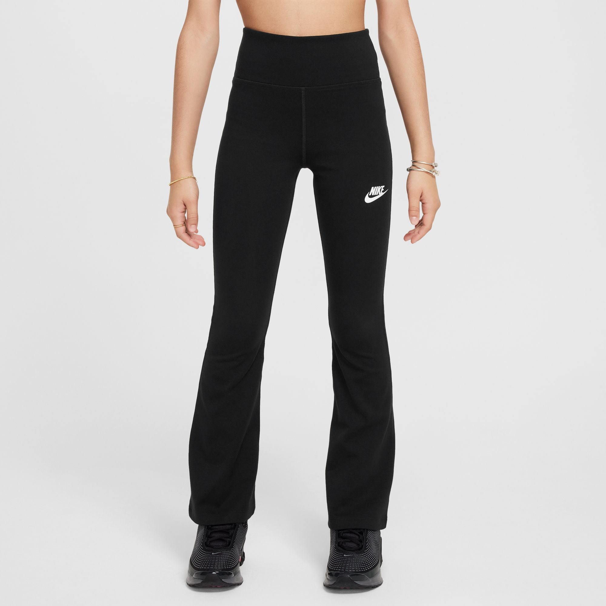 HIGH-WAISTED FLARED טייץ