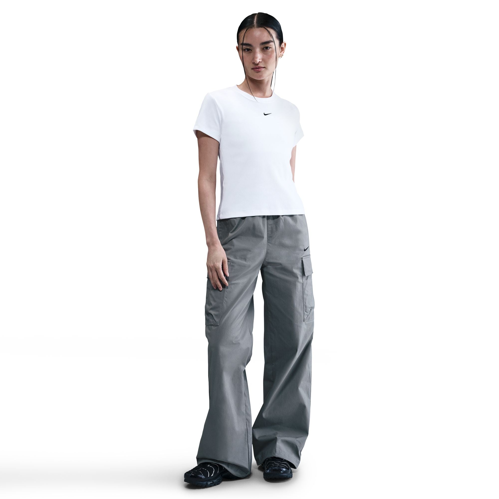TIGHT RIBBED SHORT SLEEVE חולצת טי