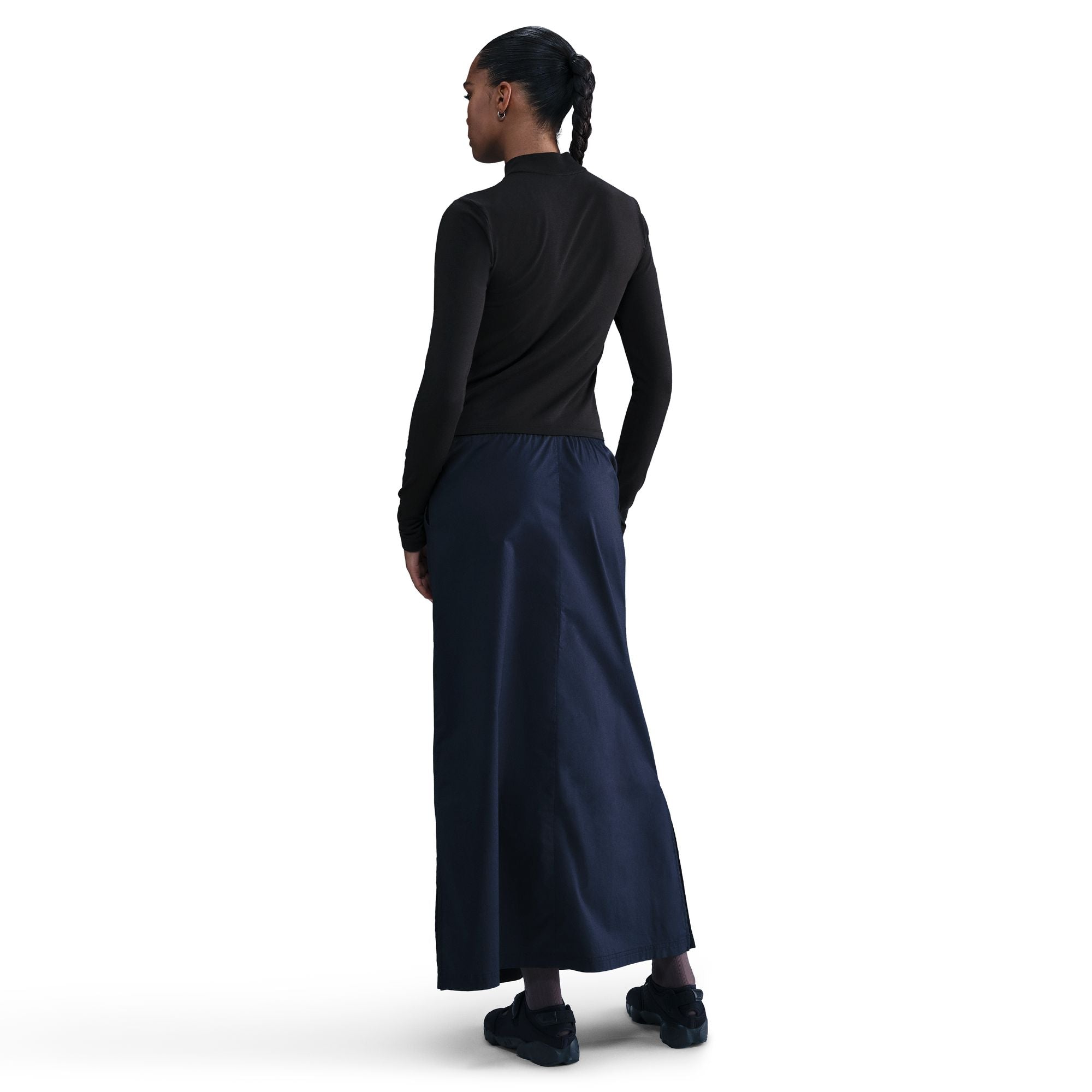 SLIM LONG SLEEVE MOCK NECK חולצת טי