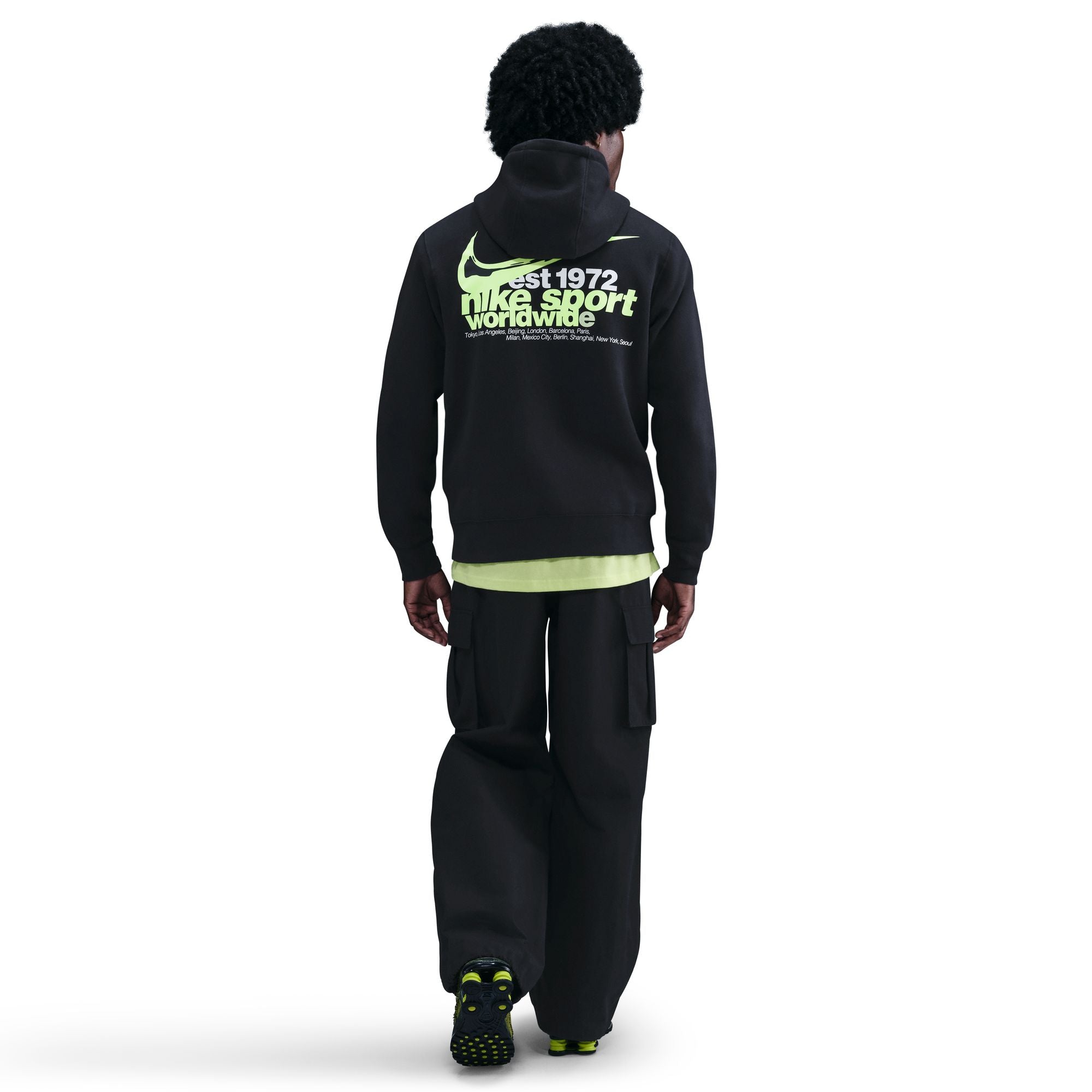 FLEECE PULLOVER סווטשירט עם קפוצ'ון