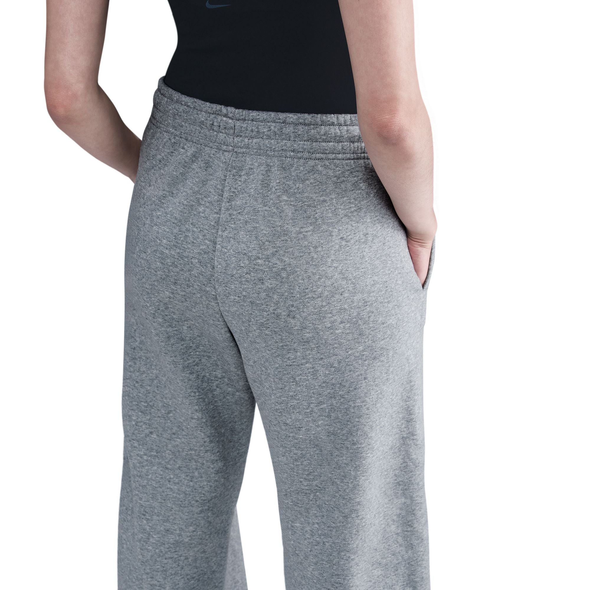 HIGH-WAISTED WIDE-LEG מכנסיים ארוכים