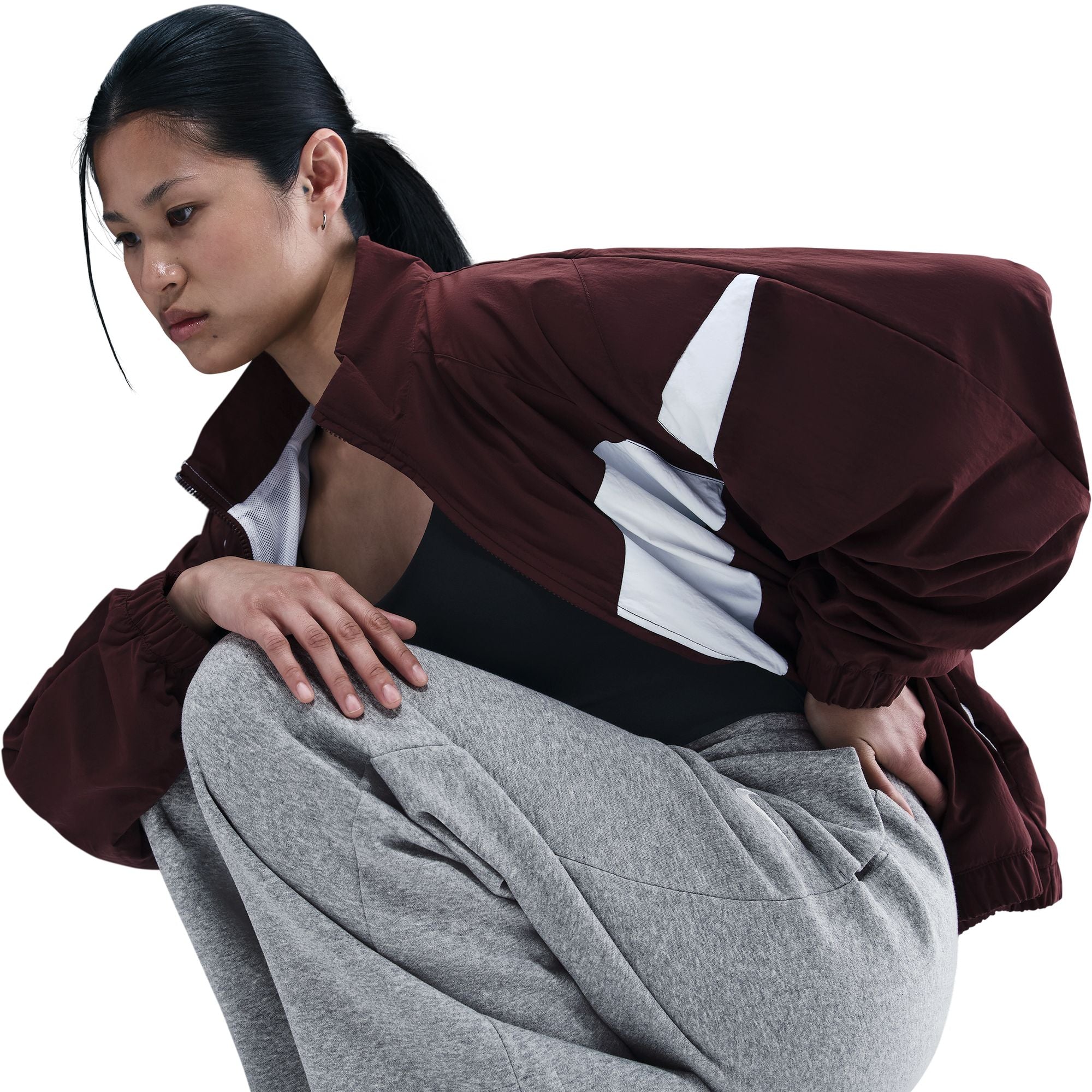 HIGH-WAISTED WIDE-LEG מכנסיים ארוכים