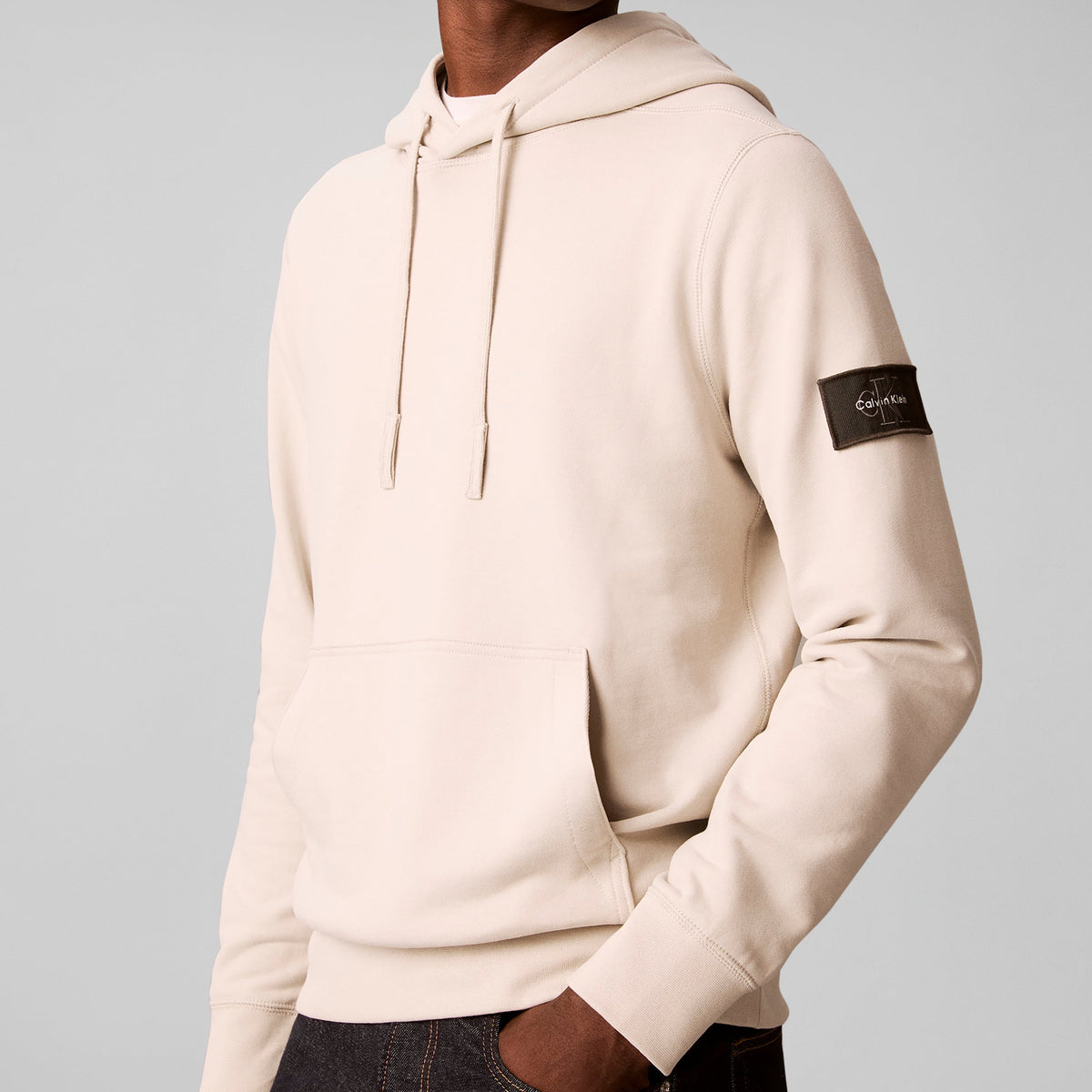 TERRY BADGE HOODIE סווטשירט