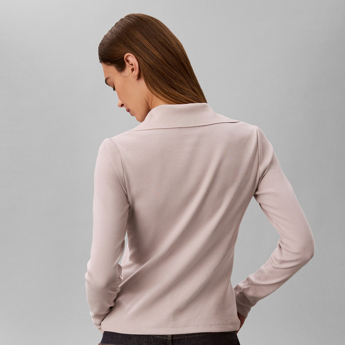 LABEL TNECK HENLEY חולצה ארוכה
