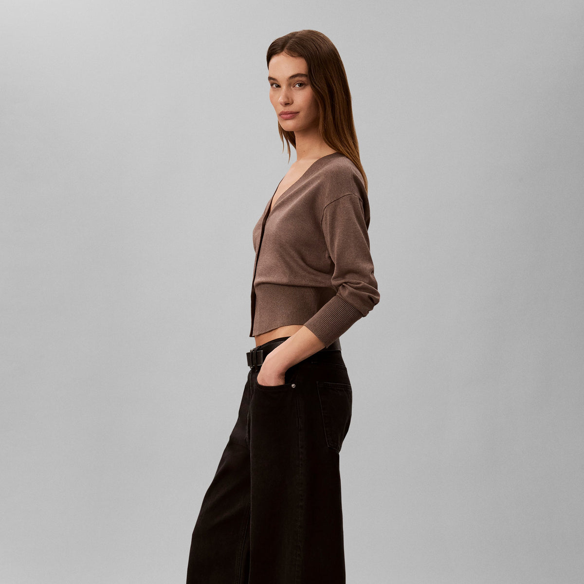 TECH KNIT CARDIGAN קרדיגן