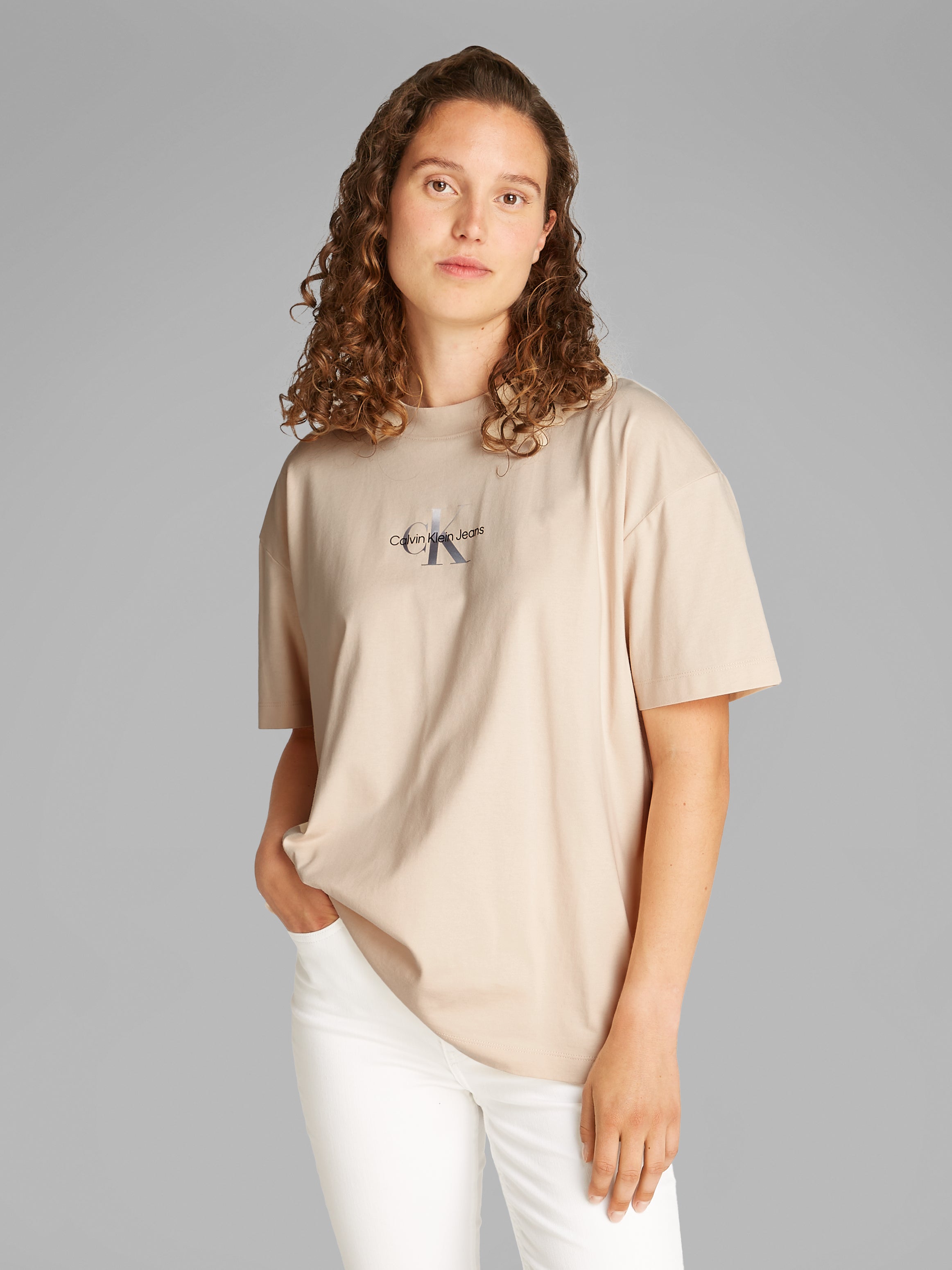 GRADIENT MONOLOGO טי שירט אוברסייז
