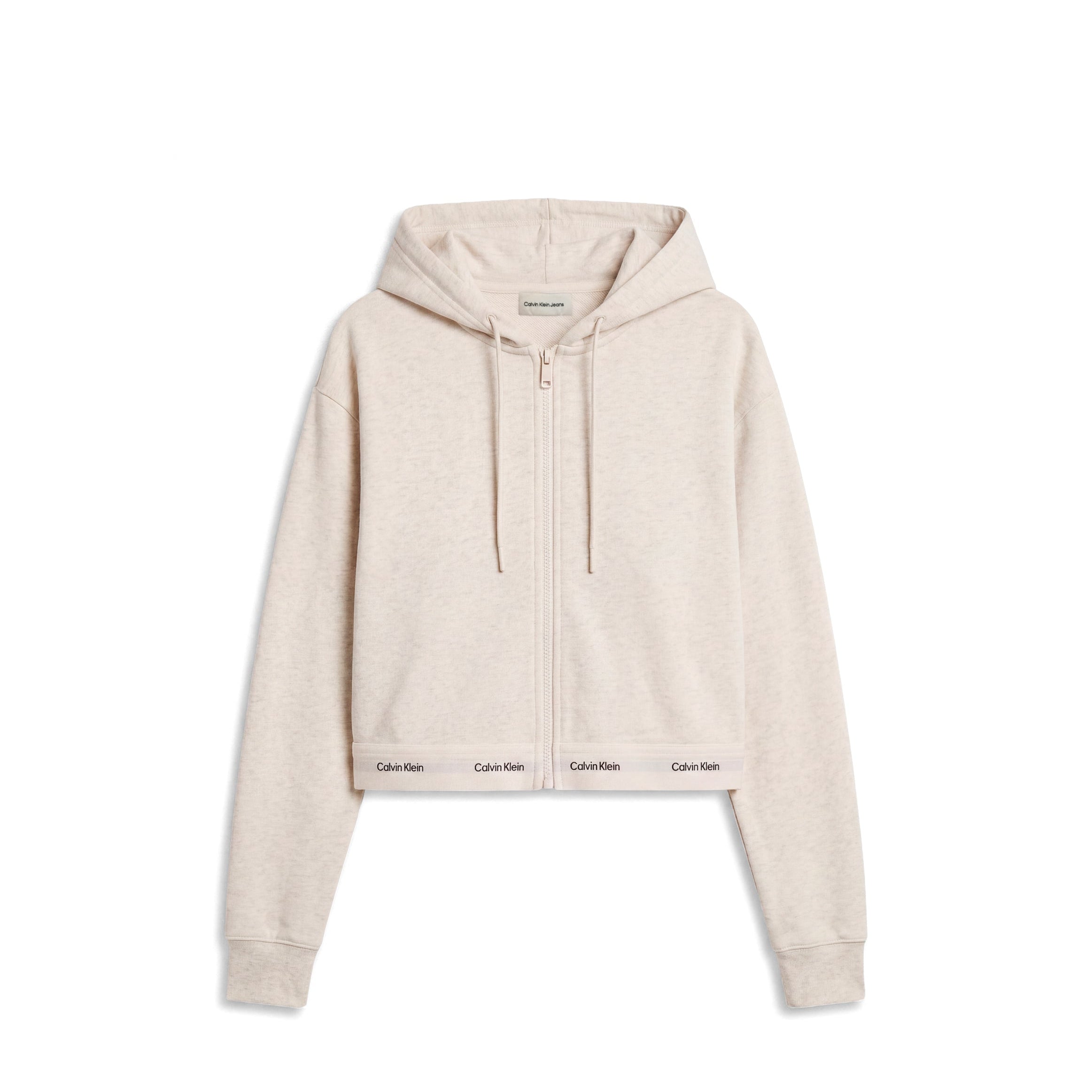 LS TERRY LOGO WAIST CROPPED סווטשירט