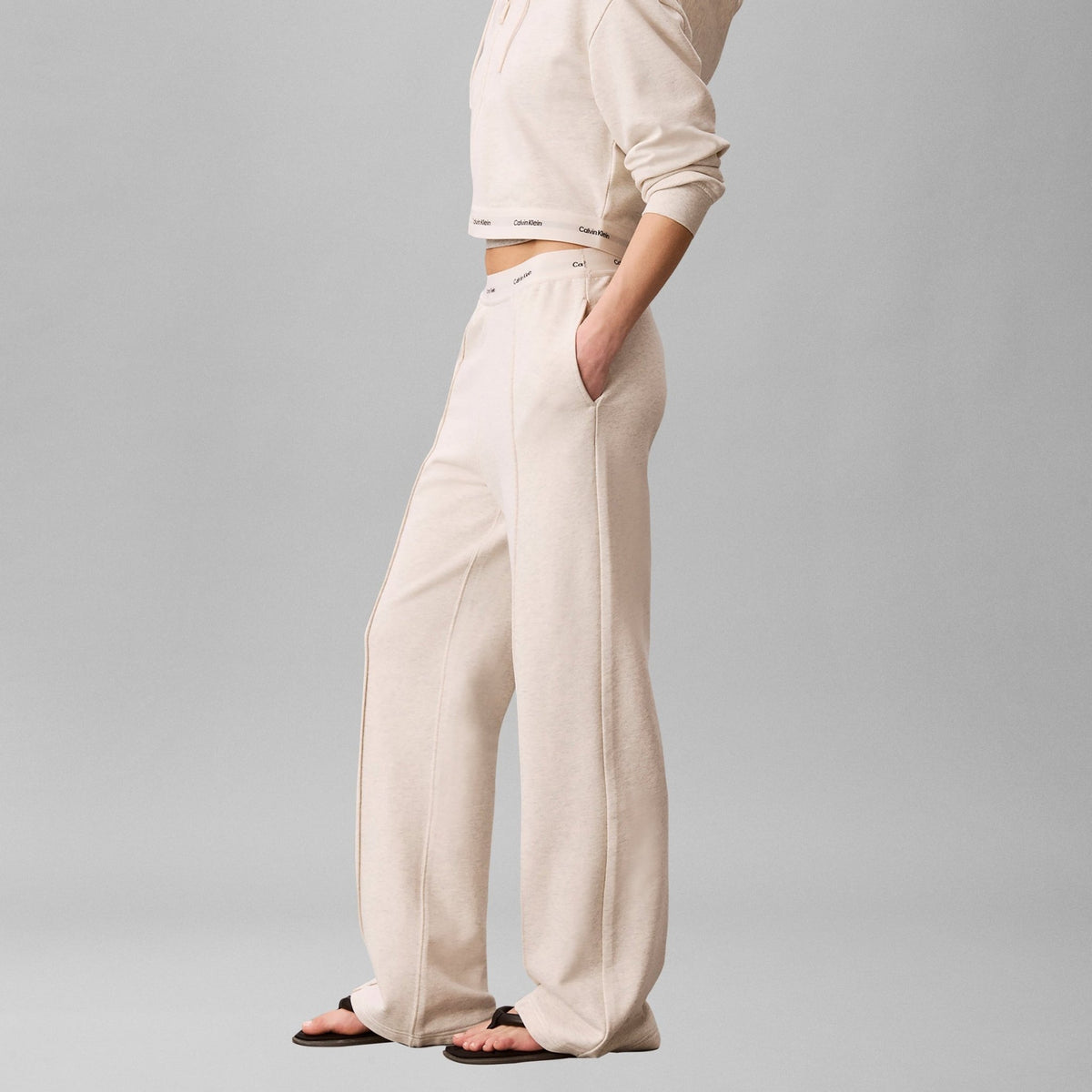 TERRY WAISTBAND TRACK מכנס ארוך