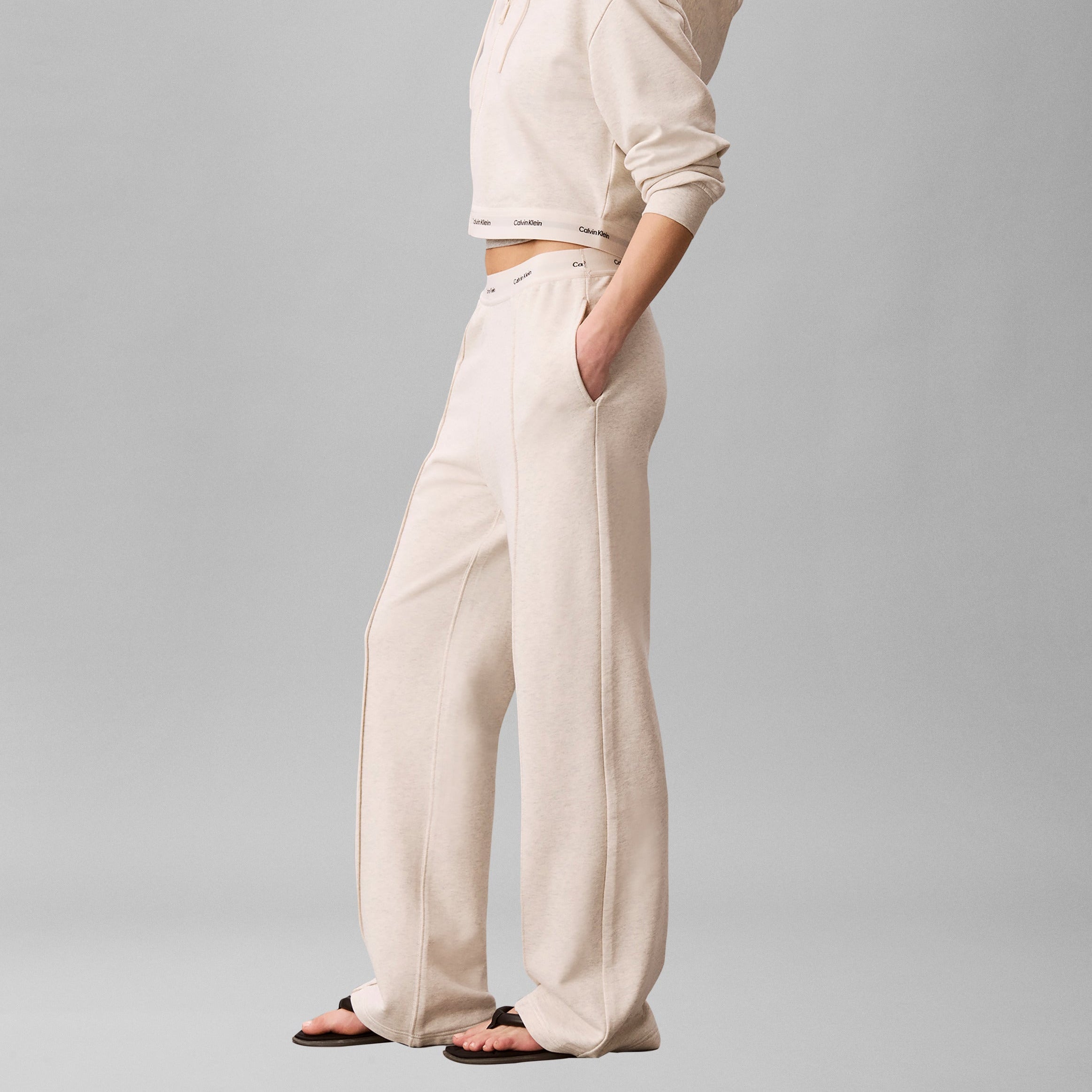 TERRY WAISTBAND TRACK מכנס ארוך