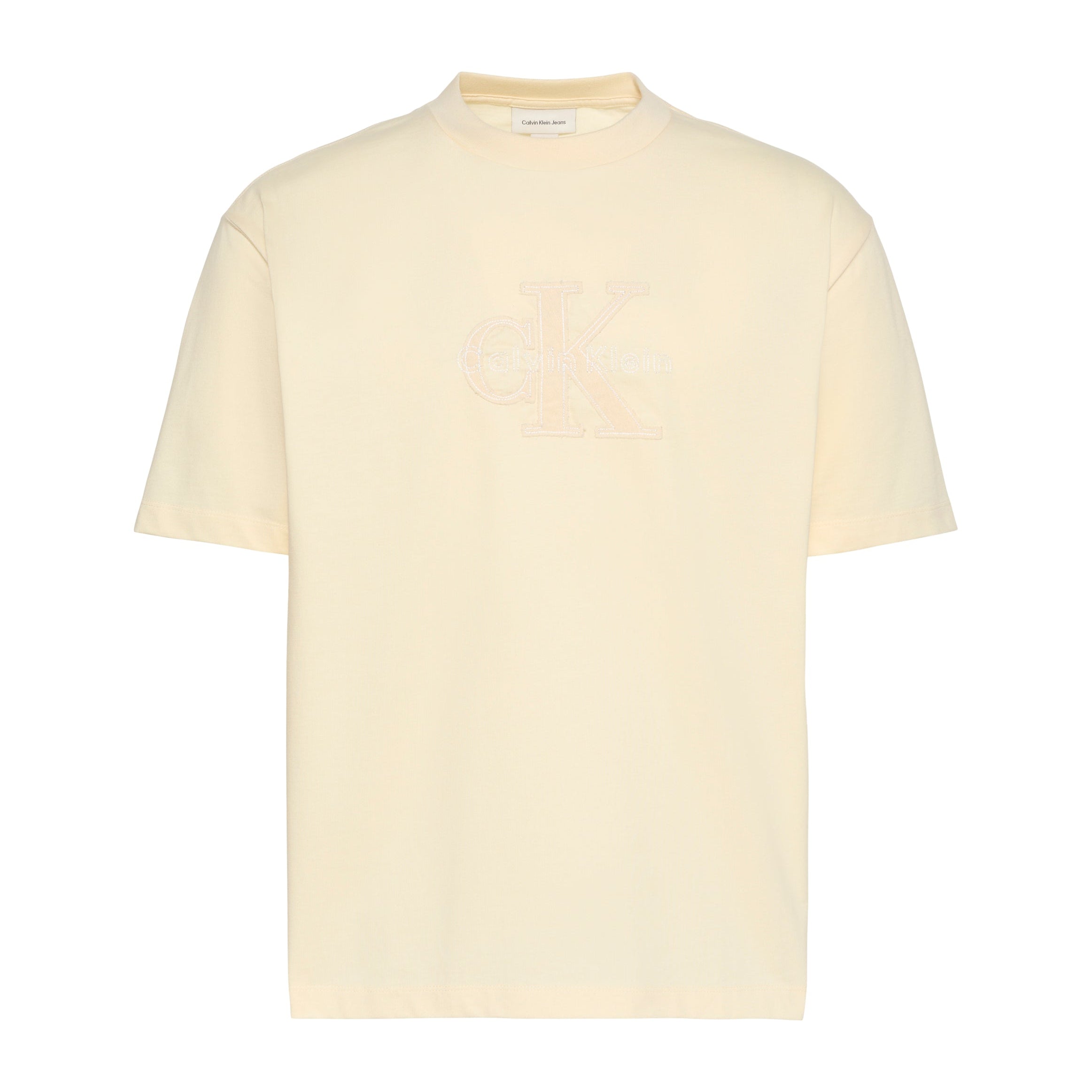 16S LINEN APPLIQUE MONOLOGO טישרט