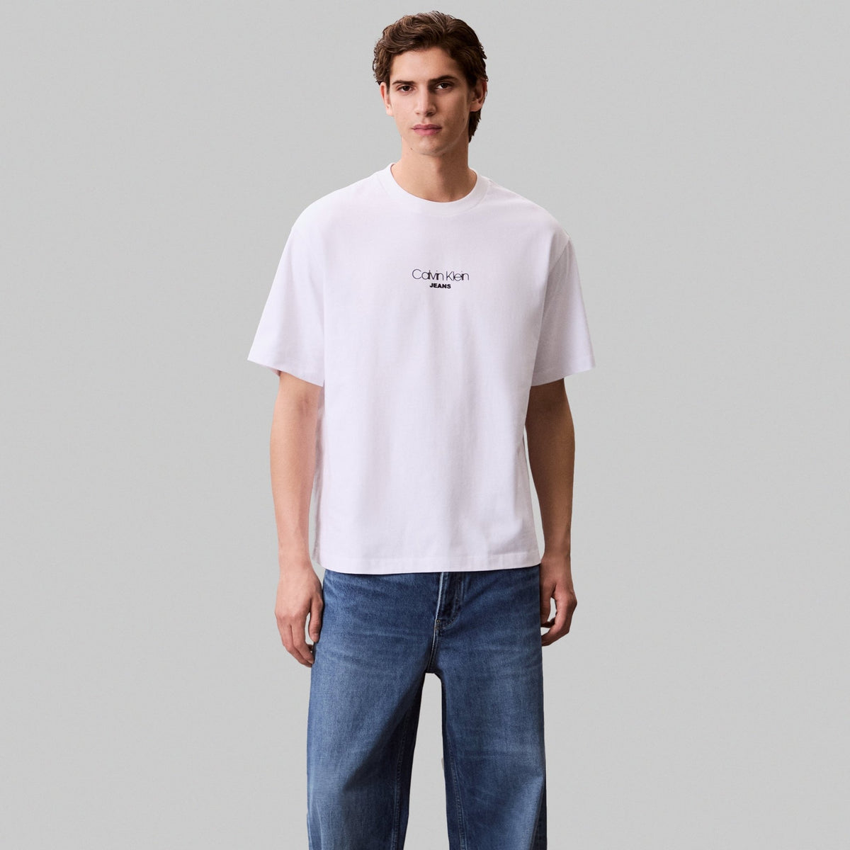 SS 16S RLXD FIT CKJ GRAPHIC TE טישרט