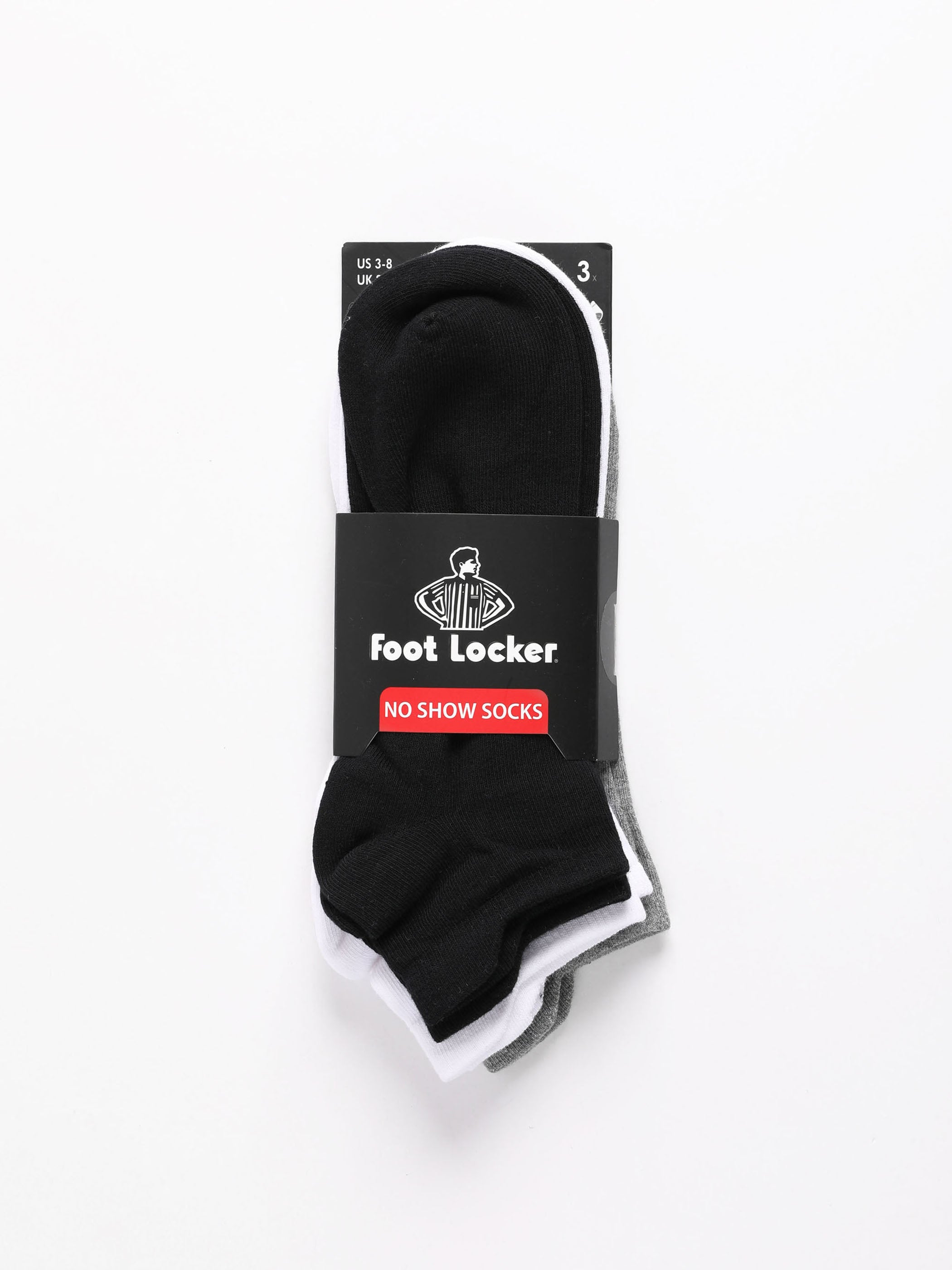 FOOT LOCKER | שלישיית גרביים בגזרה נמוכה  | FOOT LOCKER