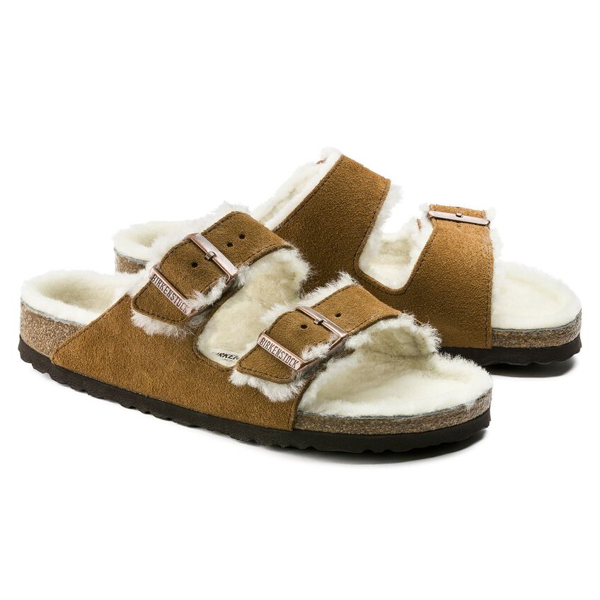 BIRKENSTOCK | ARIZONA LAMBSKIN כפכפים  | FOOT LOCKER