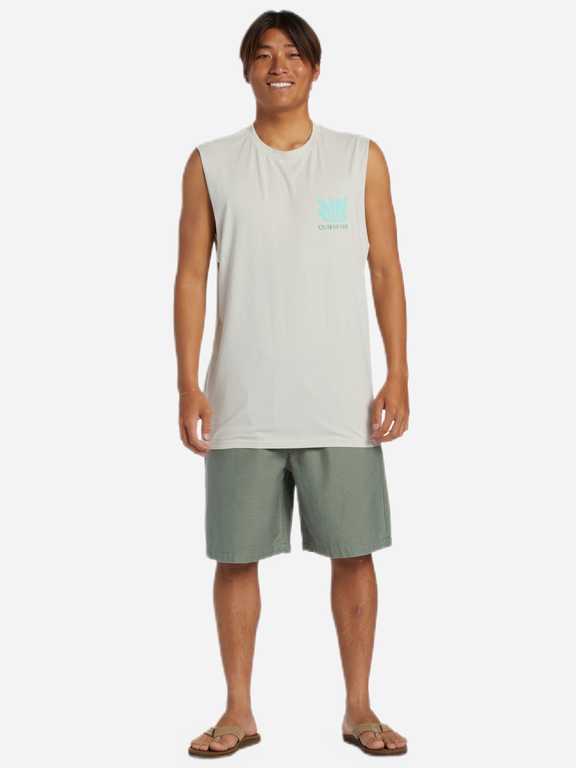 QUIKSILVER | QUICKSILVER NATURAL MUSC גופייה  | FOOT LOCKER