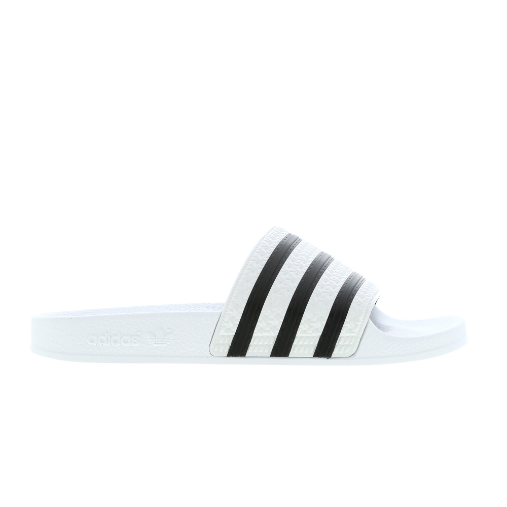 ADIDAS | ADILETTE-WHITE  | FOOT LOCKER