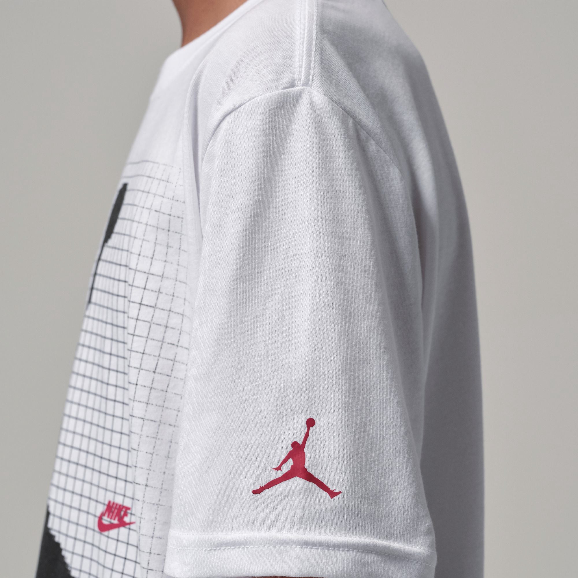 JUMPMAN GRID BLUR טישרט