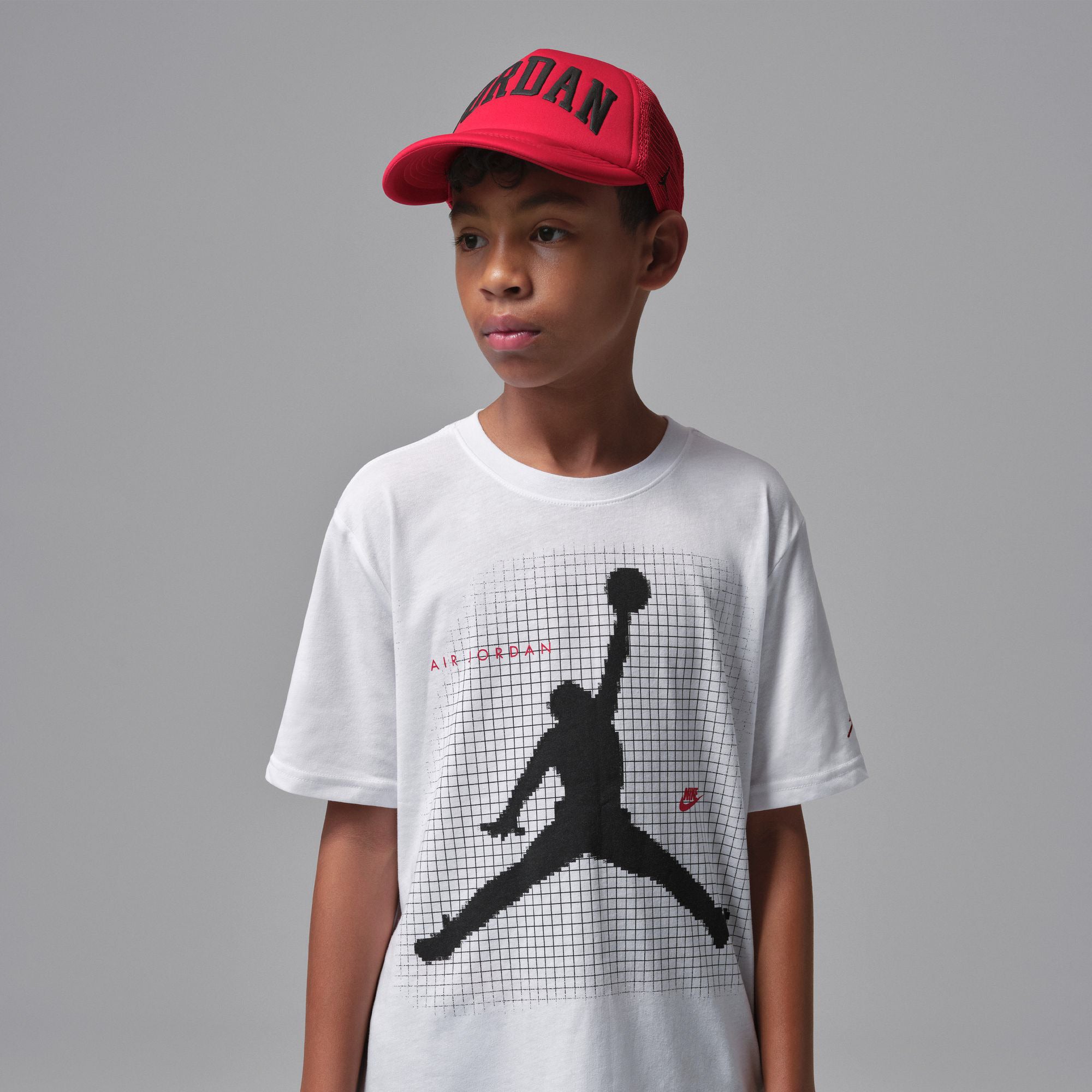 JUMPMAN GRID BLUR טישרט
