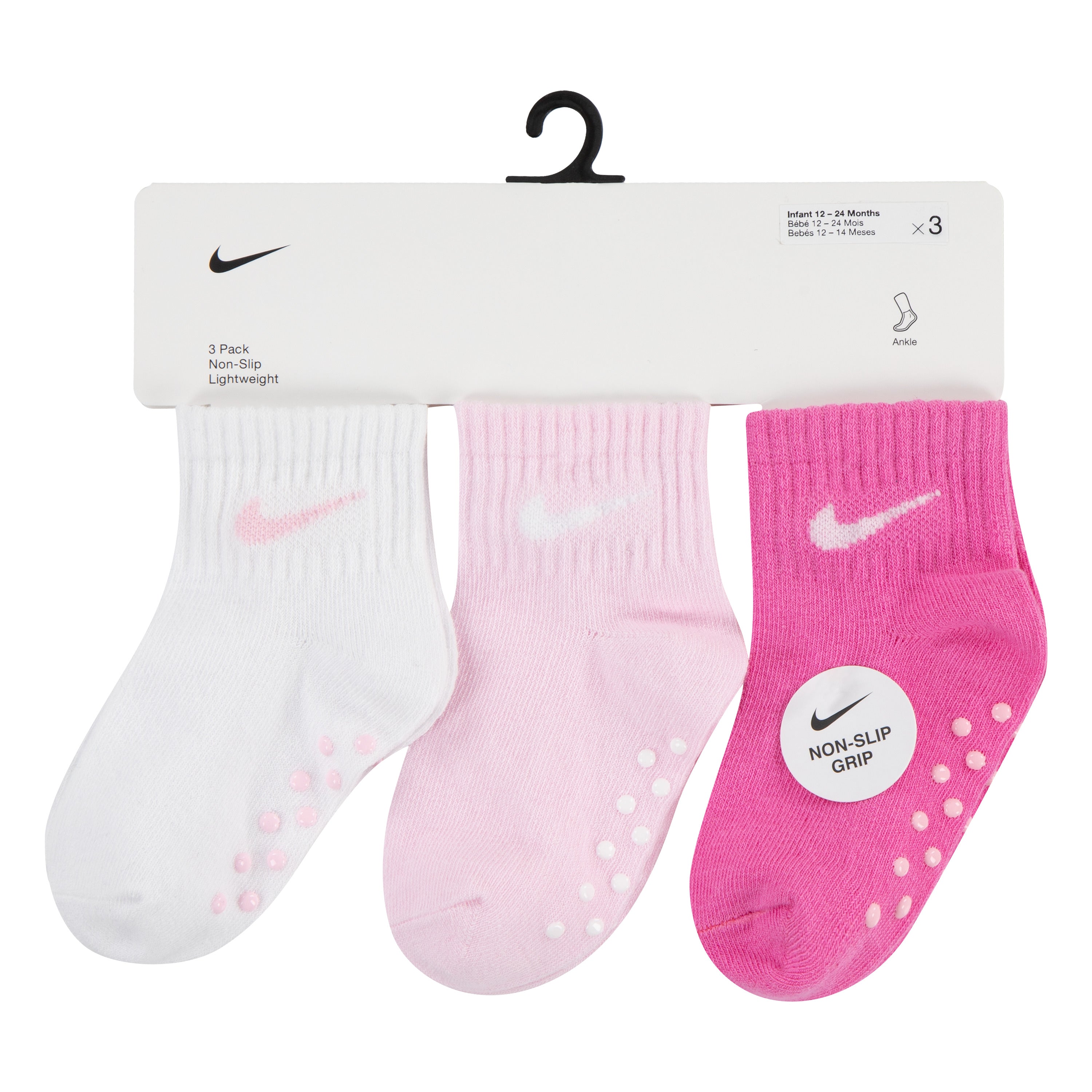 CORE SWOOSH ANKLE GRIPPER מארז גרביים