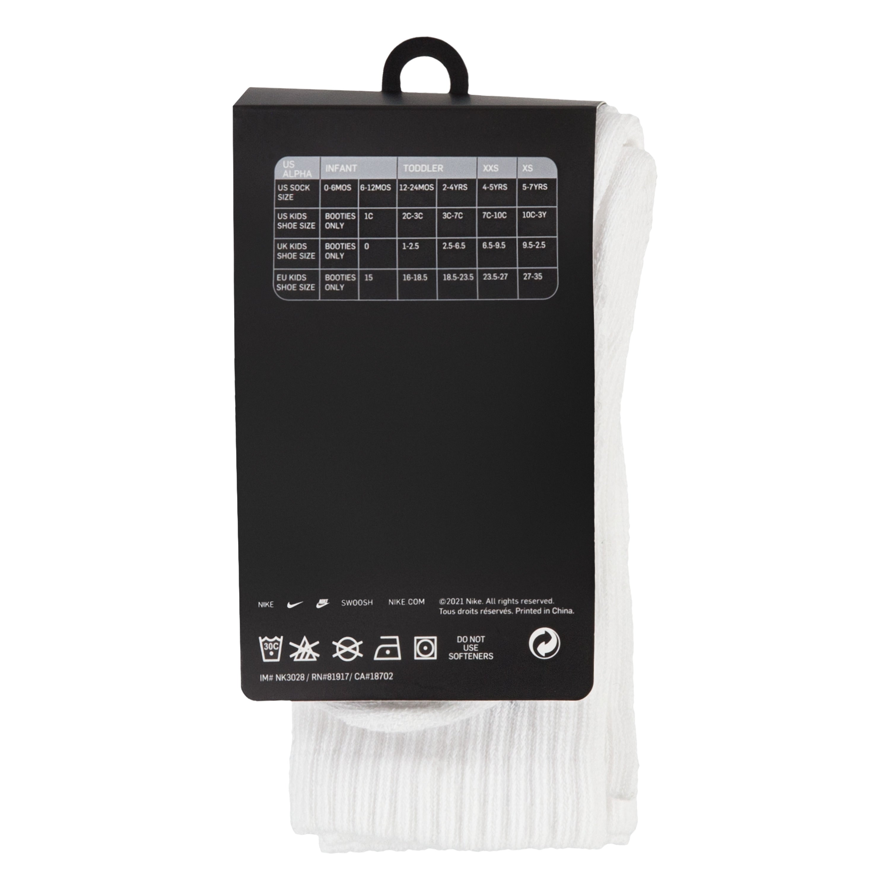 NIKE 3 PACK CREW שלישיית גרביים