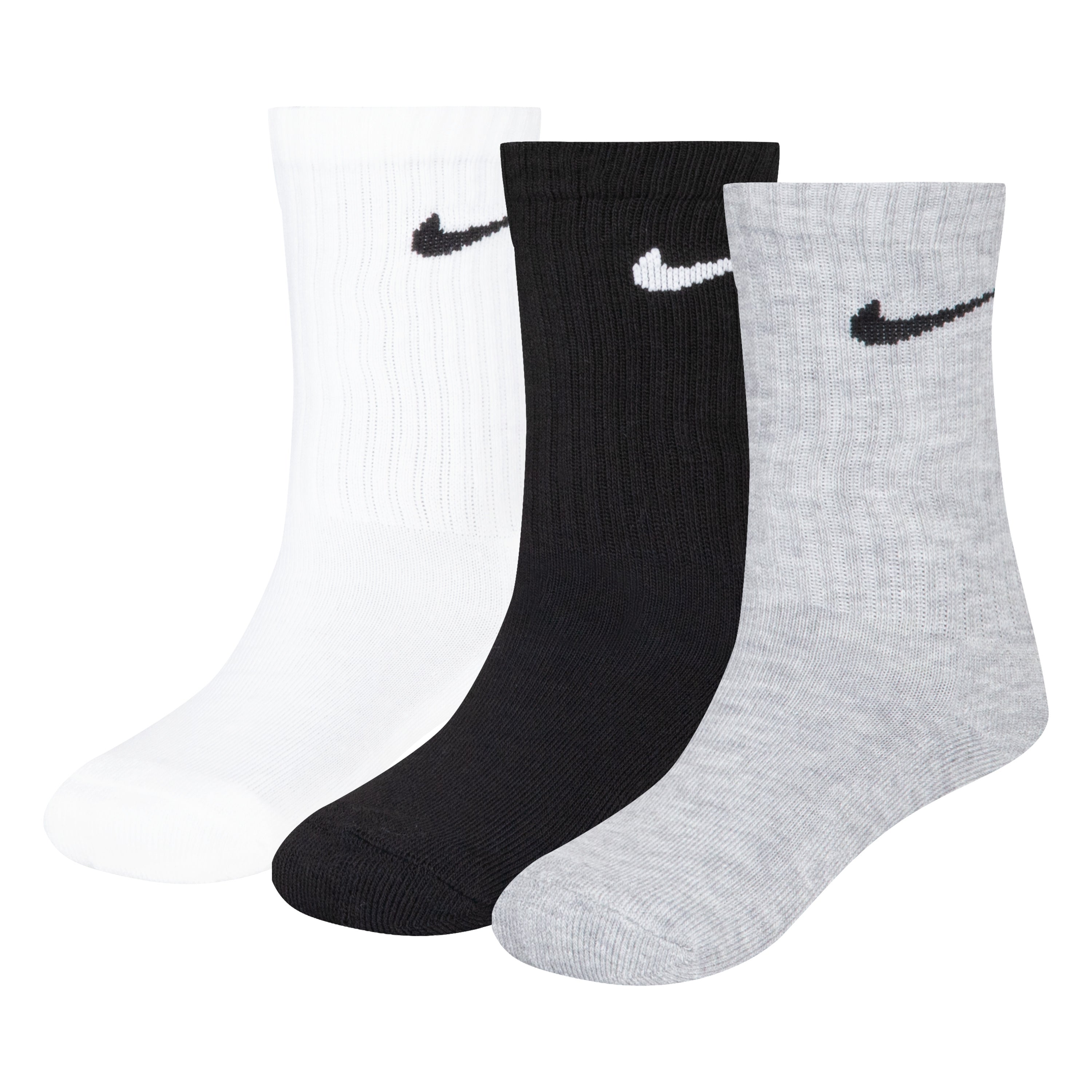 NIKE BASIC CREW שלישיית גרביים