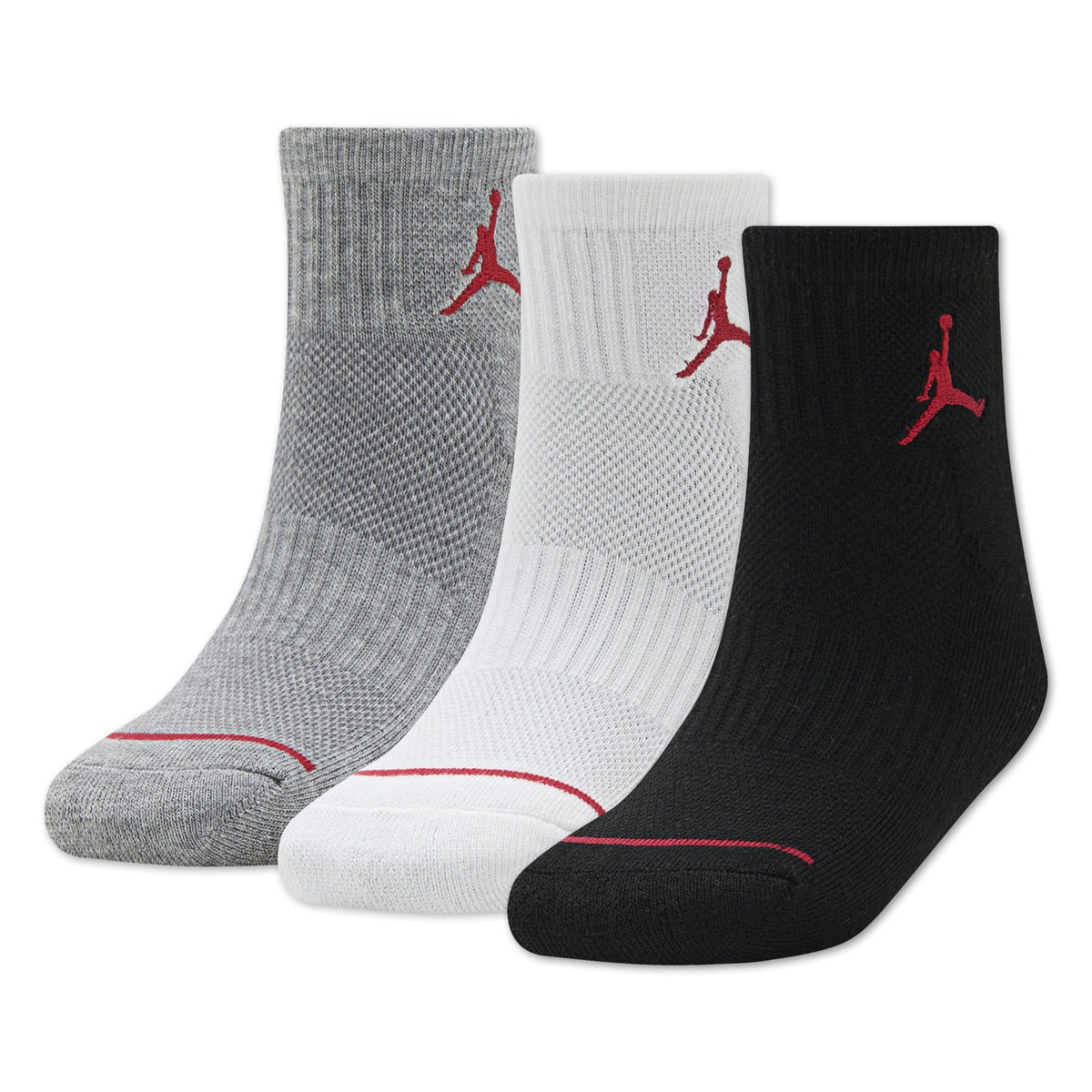 JORDAN JUMPMAN QUARTER 3PK גרביים