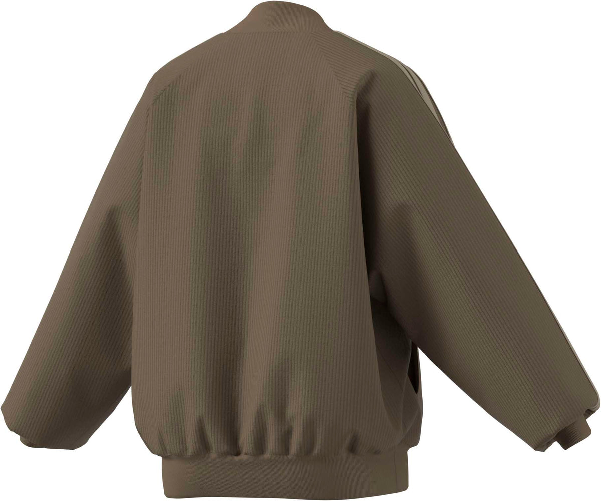 Corduroy Oversized Track Top ג'קט