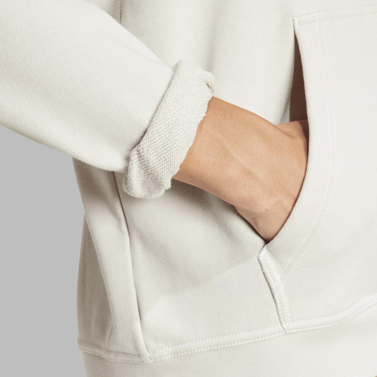 WAB HOODIE סווטשירט בשילוב הדפס