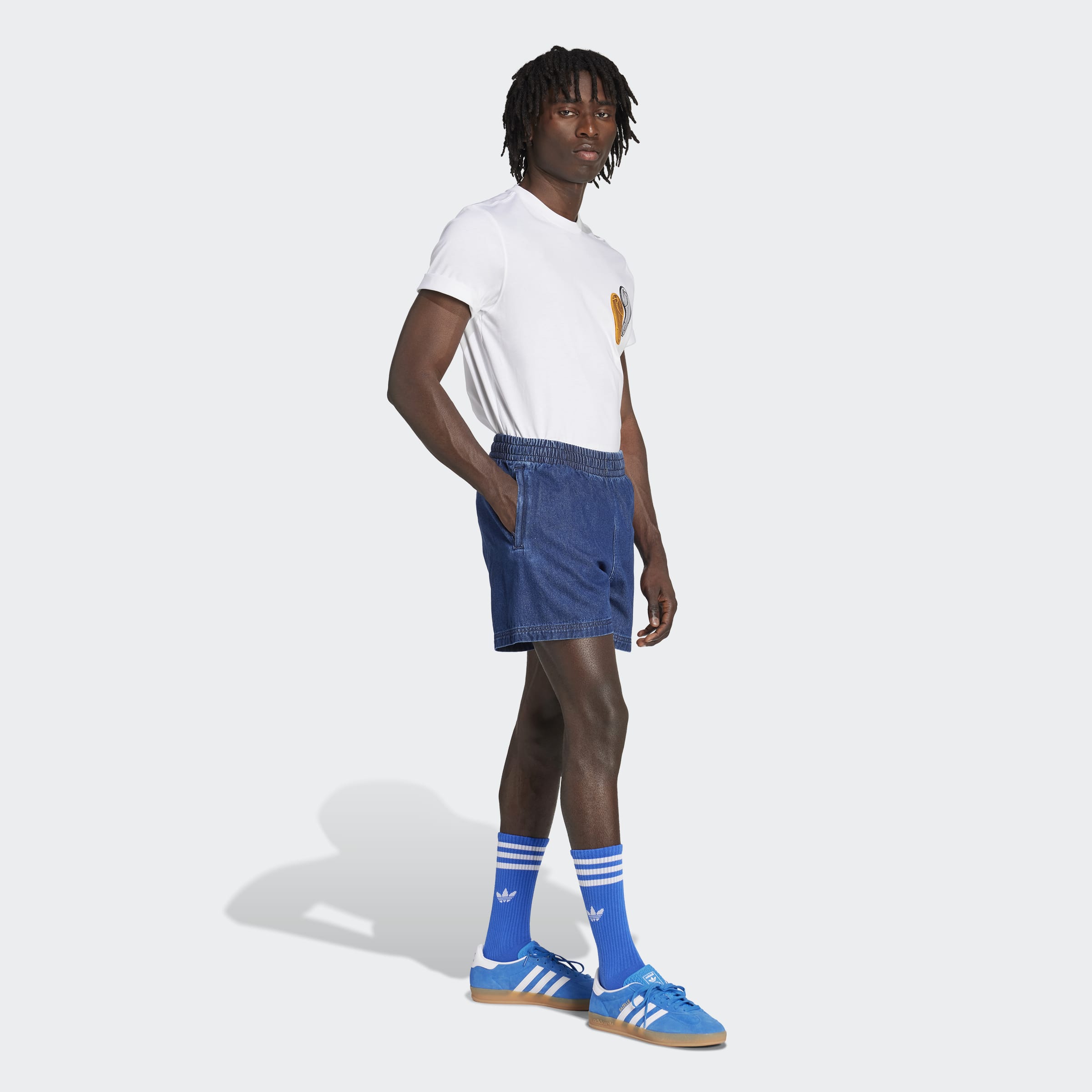 Varsity Denim מכנסיים קצרים