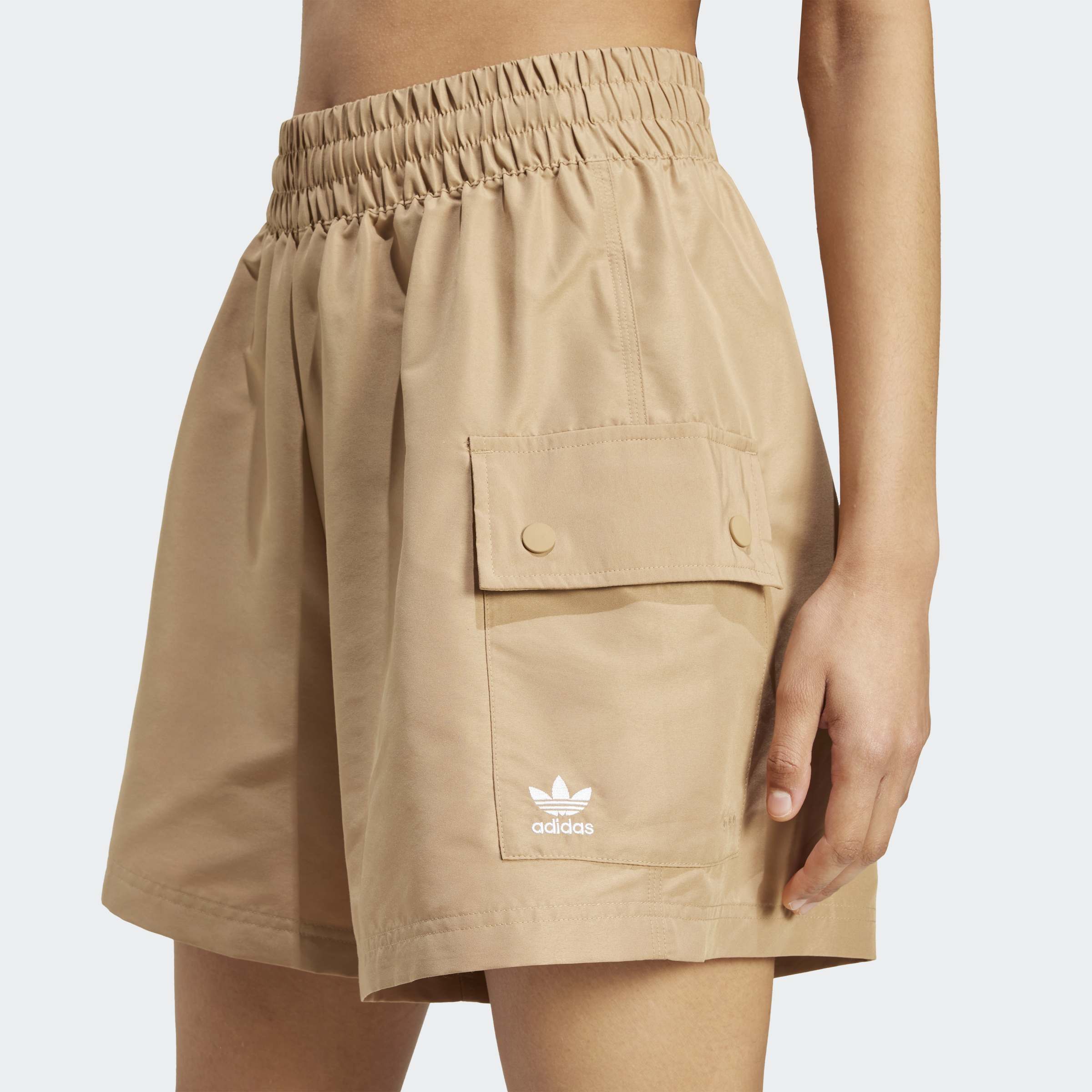 High-Waist Cargo מכנסיים קצרים