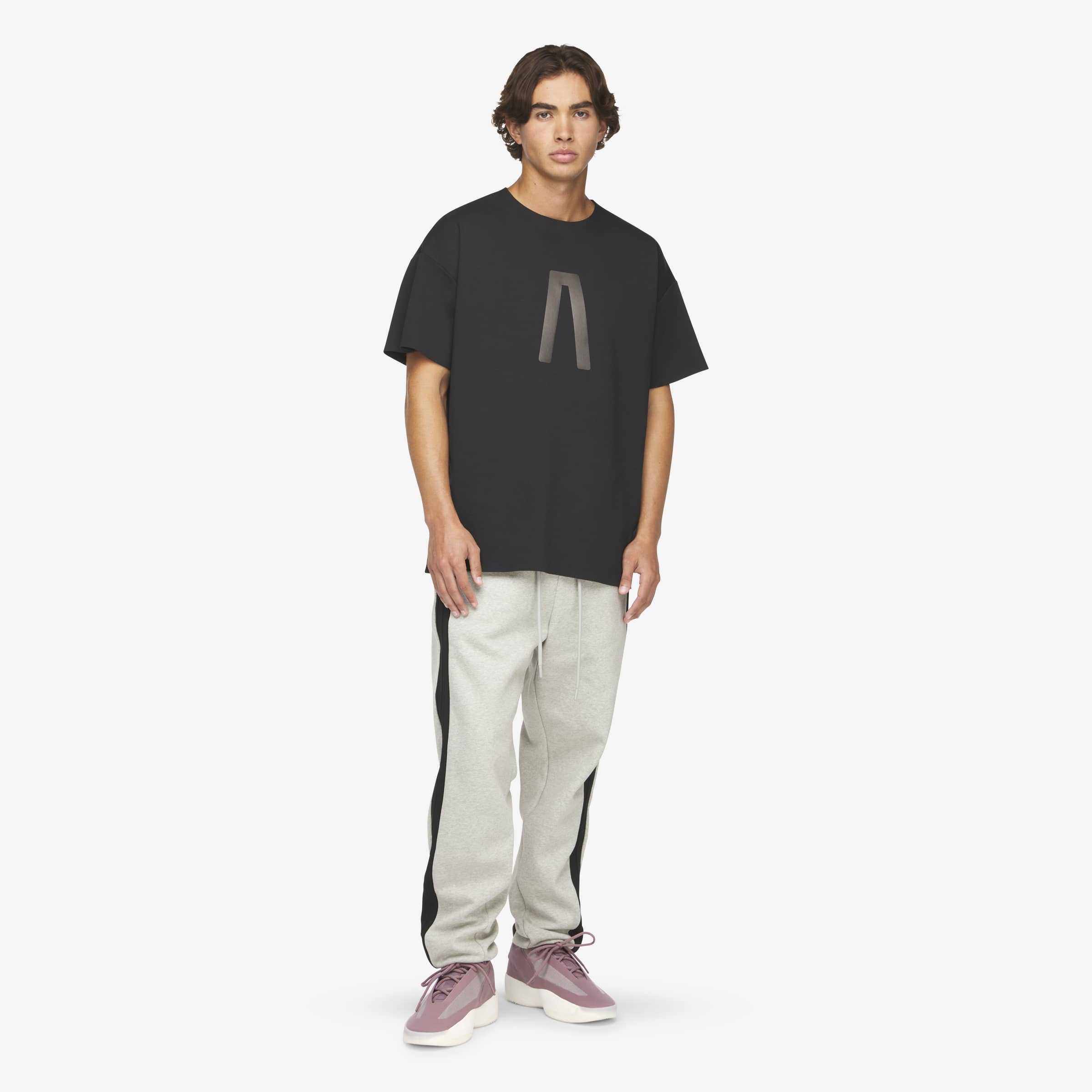 FEAR OF GOD ATHLETICS HEATHER FLEECE מכנסיים ארוכים