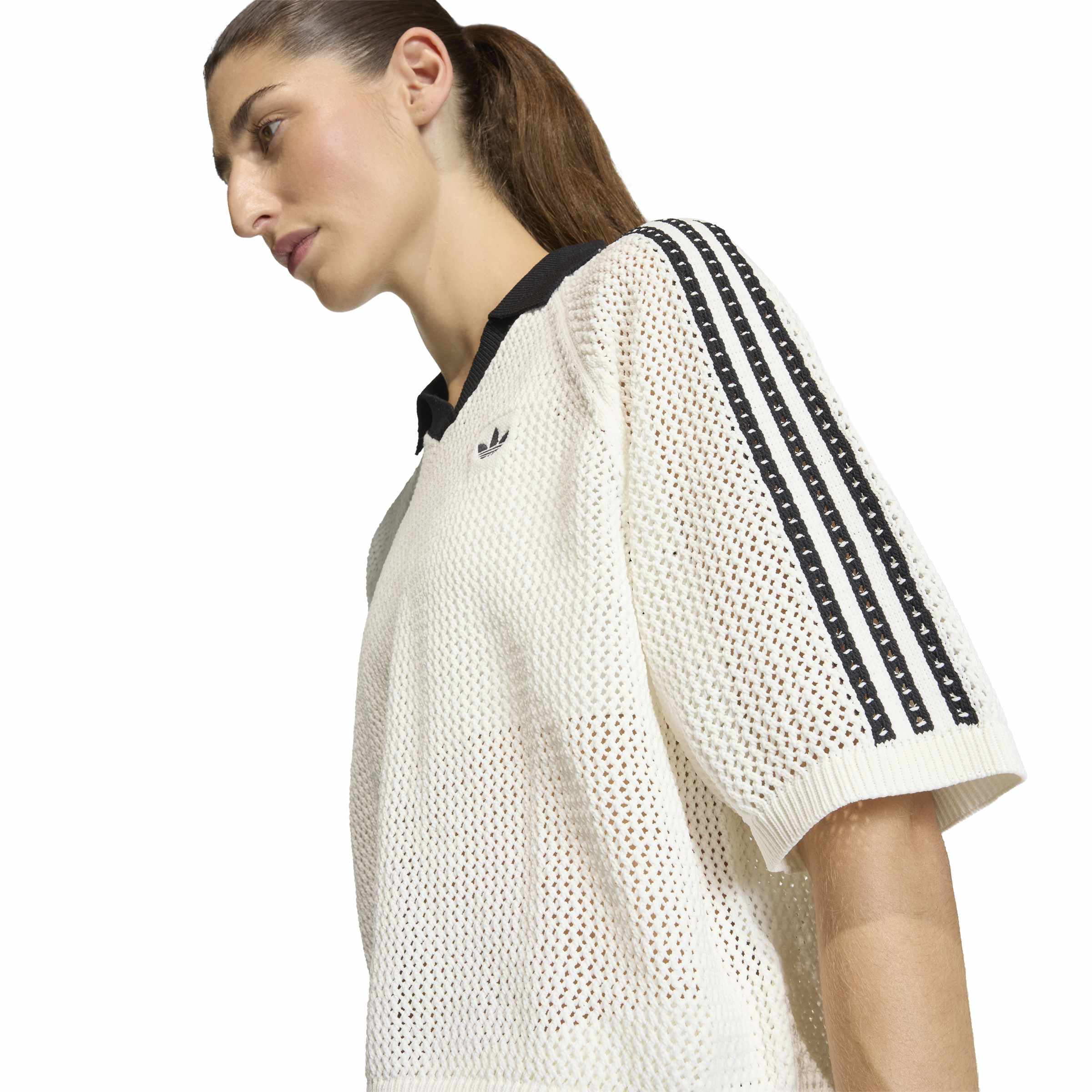 CROCHET POLO טישרט