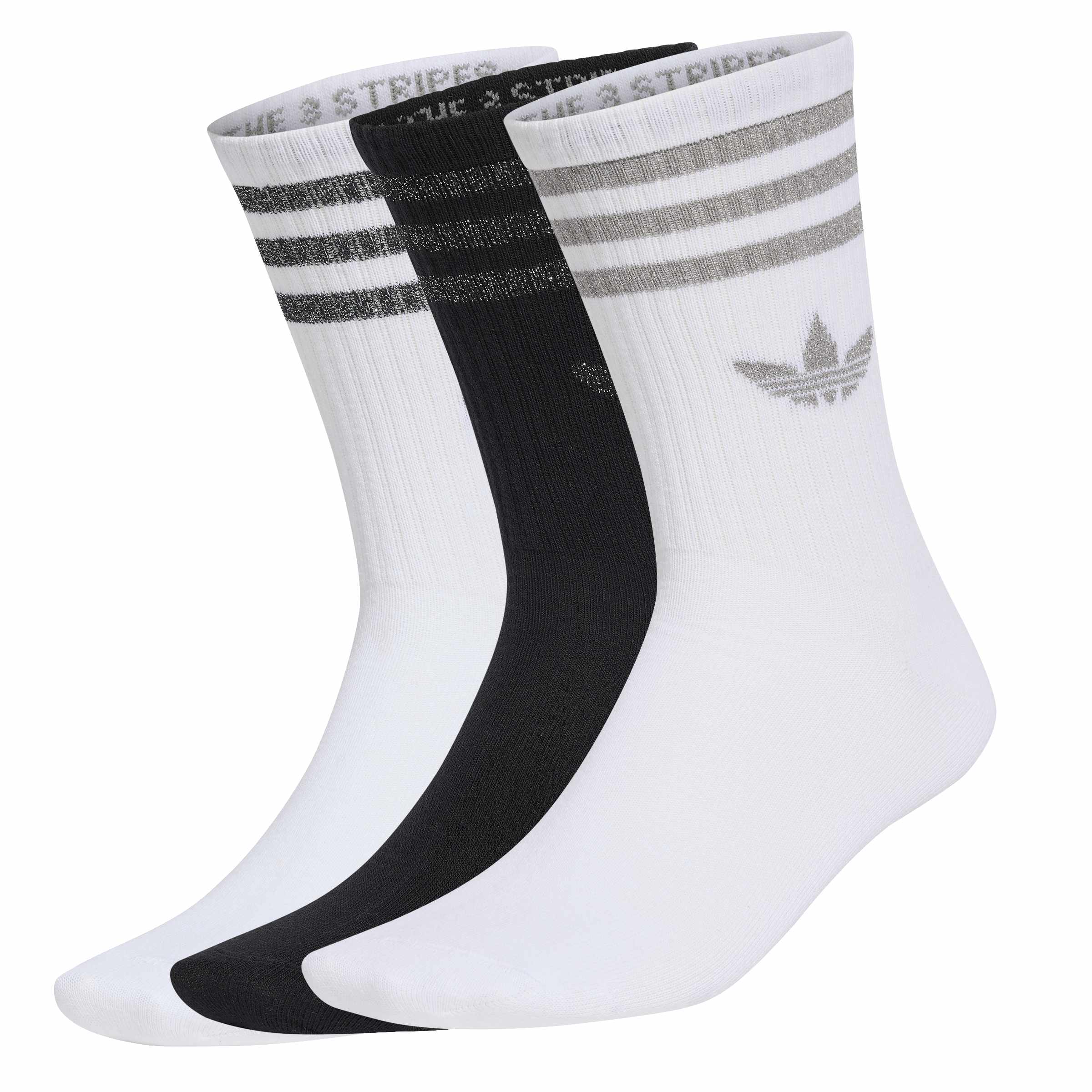 3-Stripes Glitter Crew גרביים