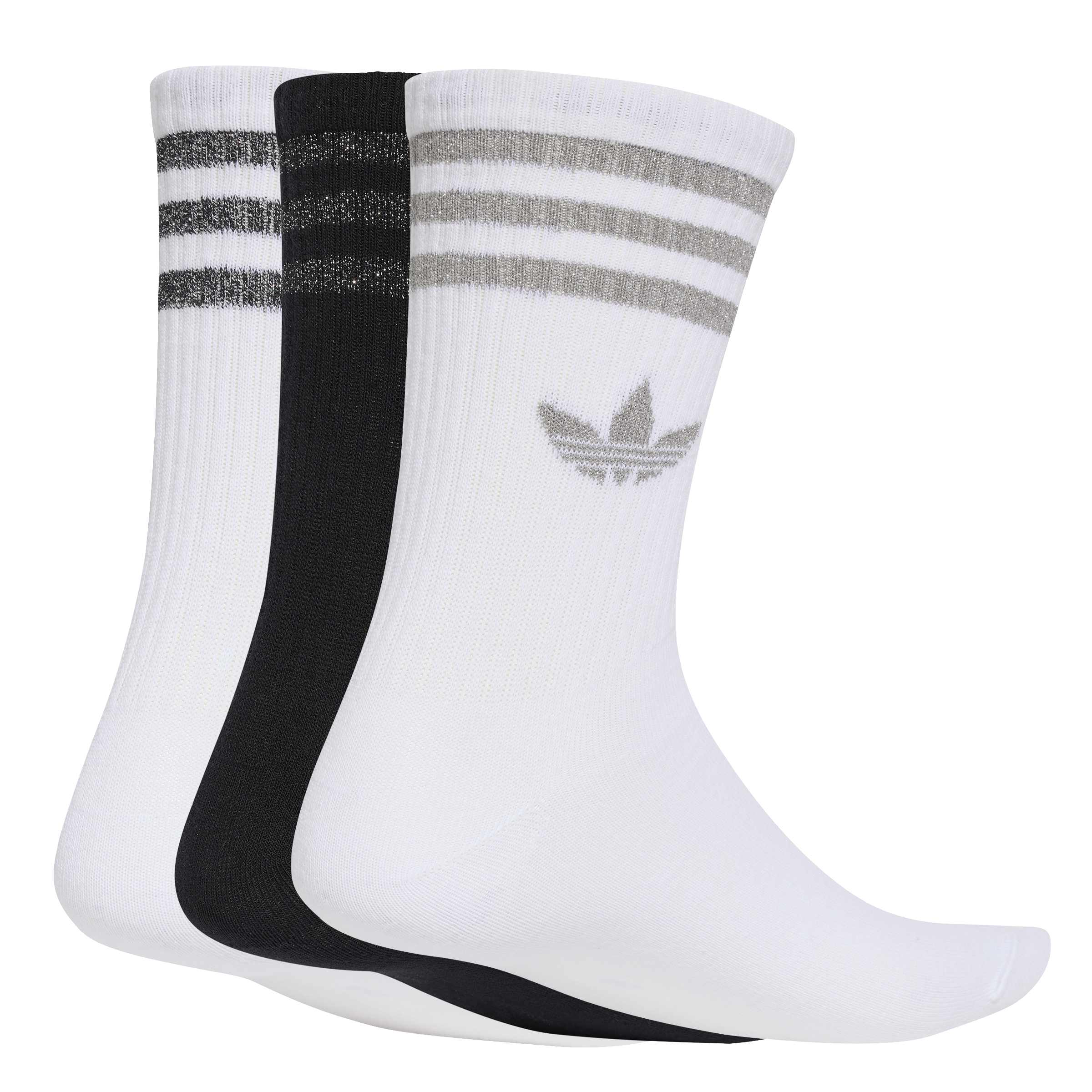 3-Stripes Glitter Crew גרביים
