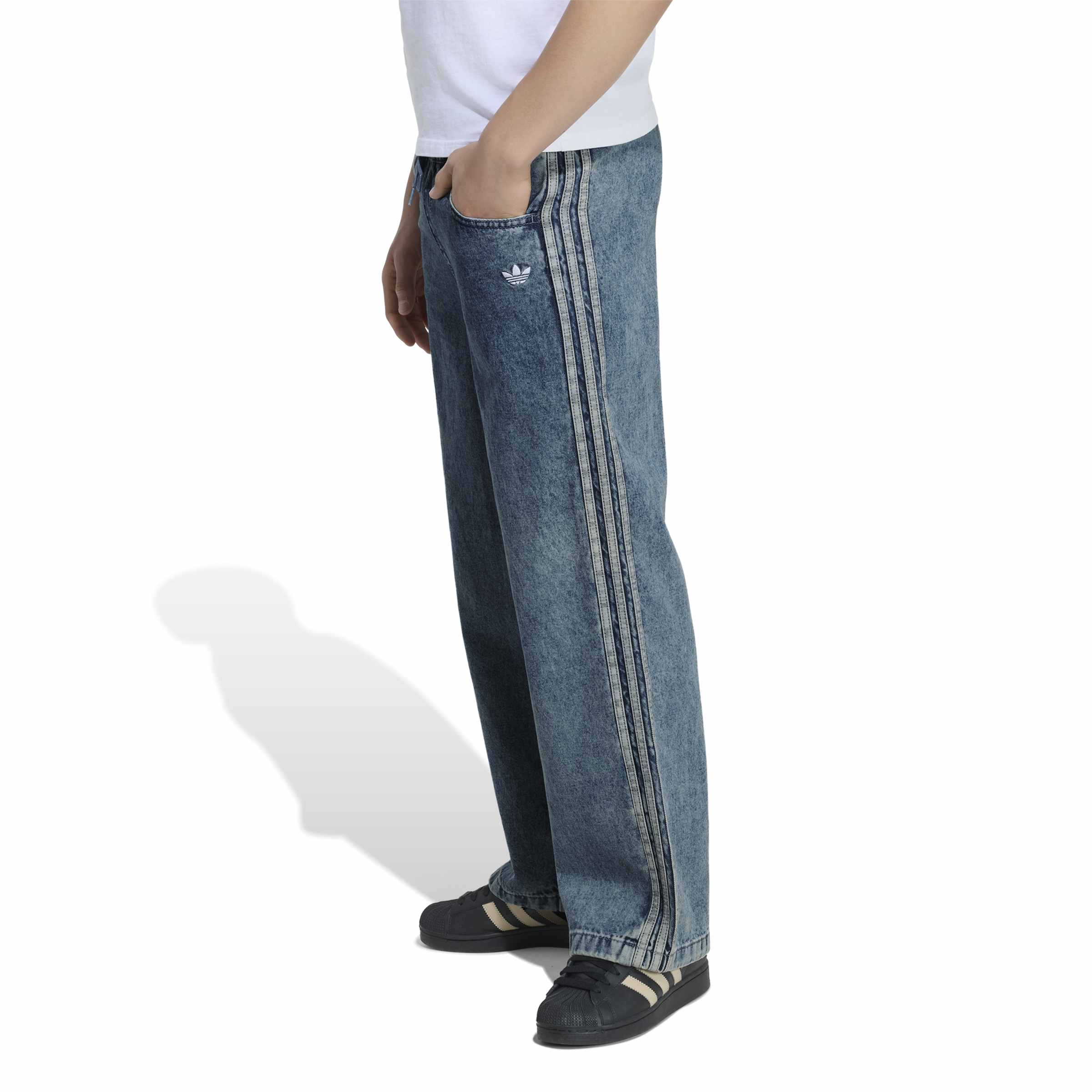 Firebird Loose Denim Tracksuit Bottoms מכנס ארוך