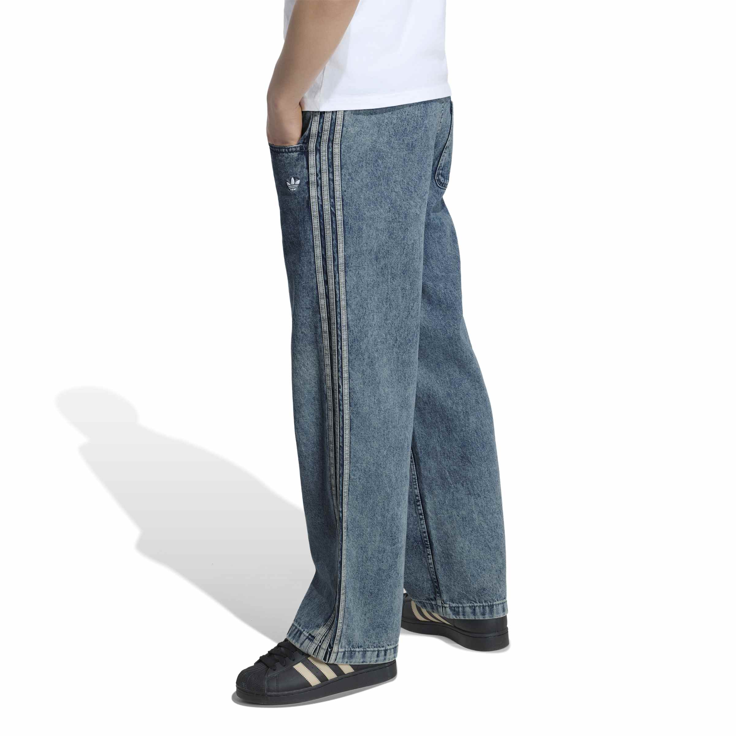 Firebird Loose Denim Tracksuit Bottoms מכנס ארוך