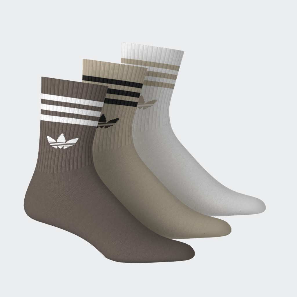 3 STRIPES CREW שלושה זוגות גרבי