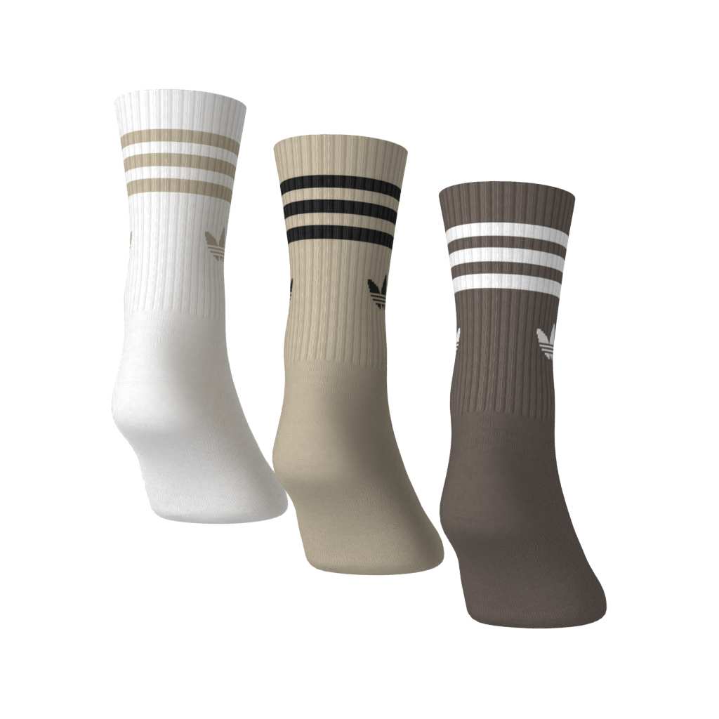 3 STRIPES CREW שלושה זוגות גרבי