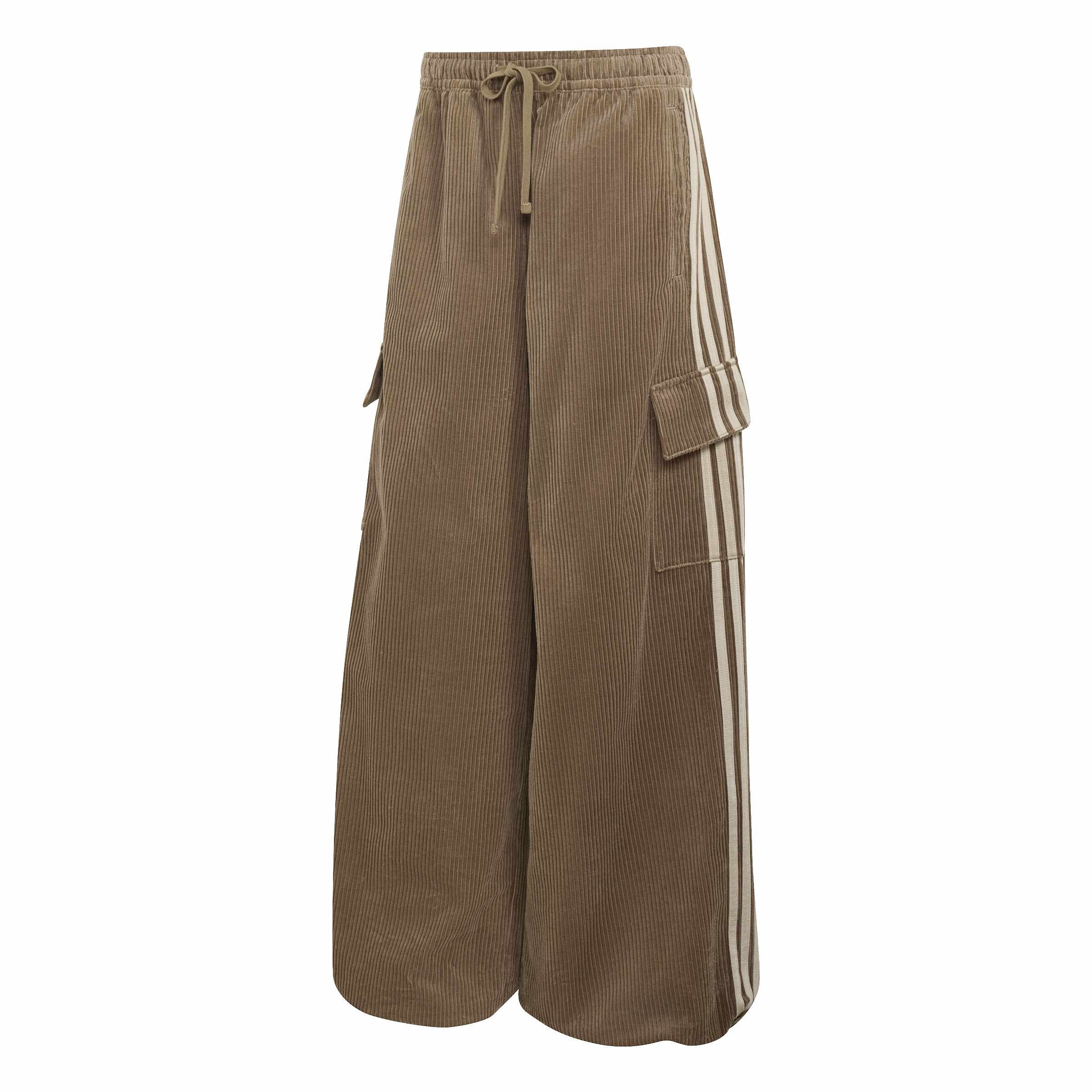 Corduroy 3-Stripes Cargo מכנס ארוך