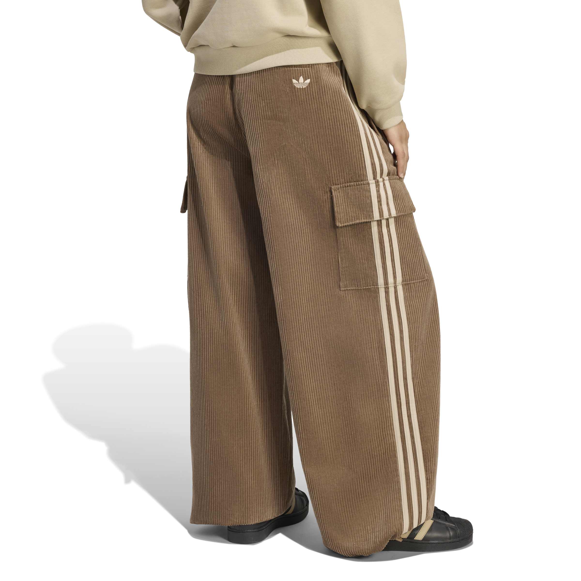 Corduroy 3-Stripes Cargo מכנס ארוך